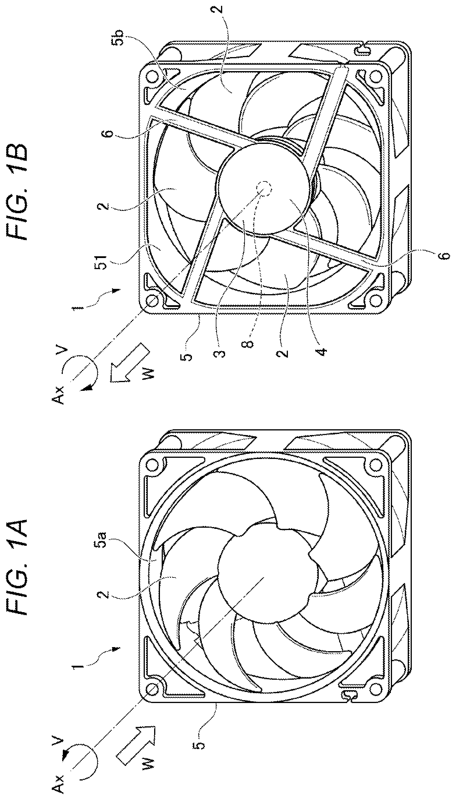 Patent US12104604 Figure 1 – Axial fan