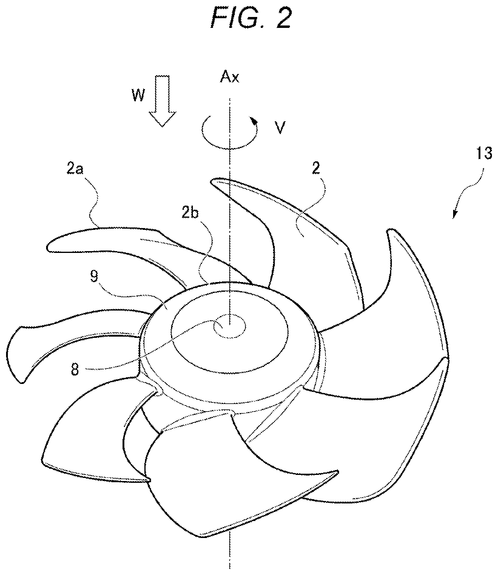 Patent US12104604 Figure 2 – Axial fan