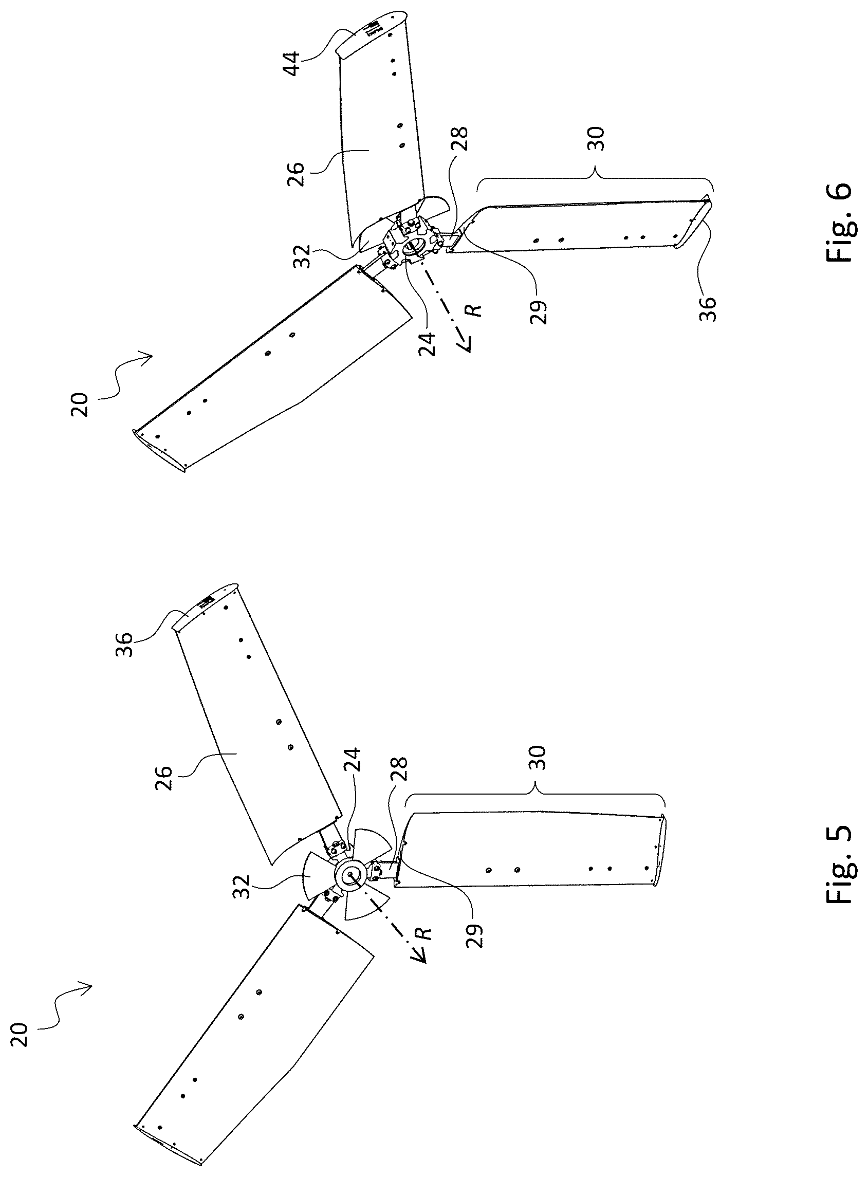 Patent US12104605 Figure 3 – Rotor and axial ventilator comprising an accessory axial fan