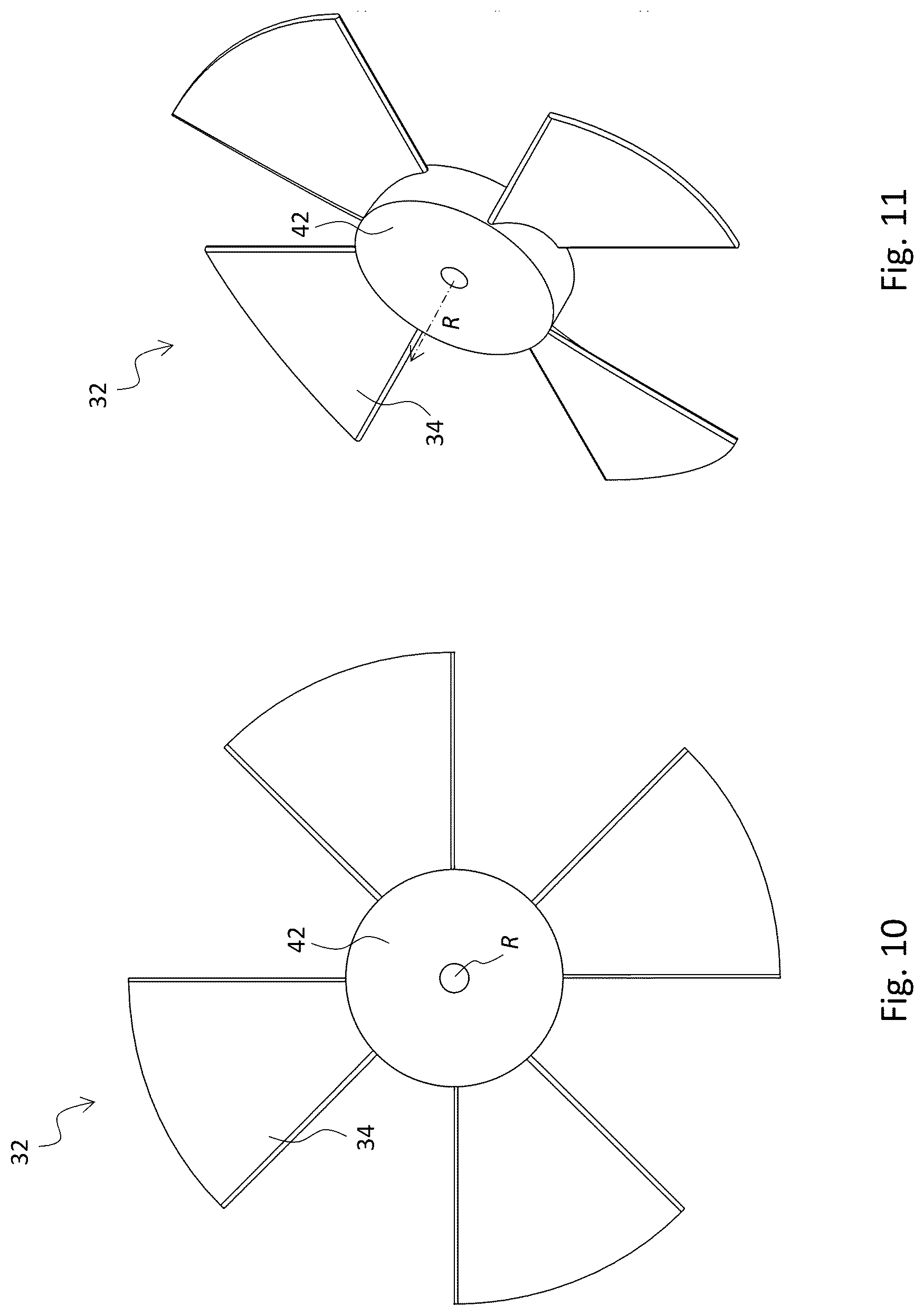 Patent US12104605 Figure 6 – Rotor and axial ventilator comprising an accessory axial fan