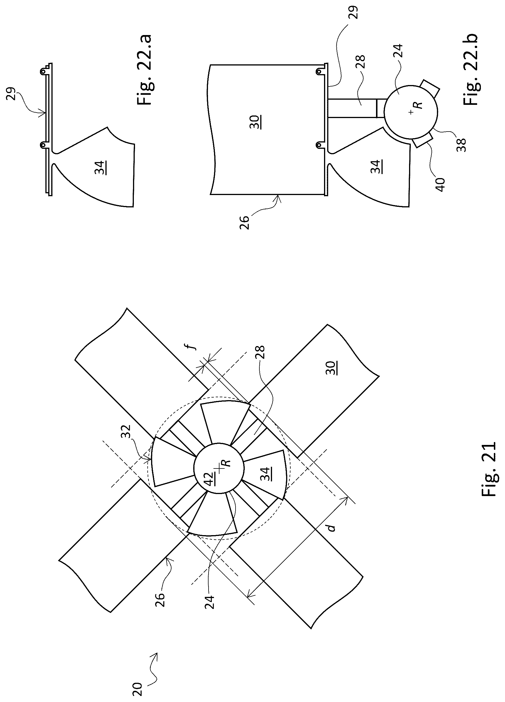 Patent US12104605 Figure 12 – Rotor and axial ventilator comprising an accessory axial fan