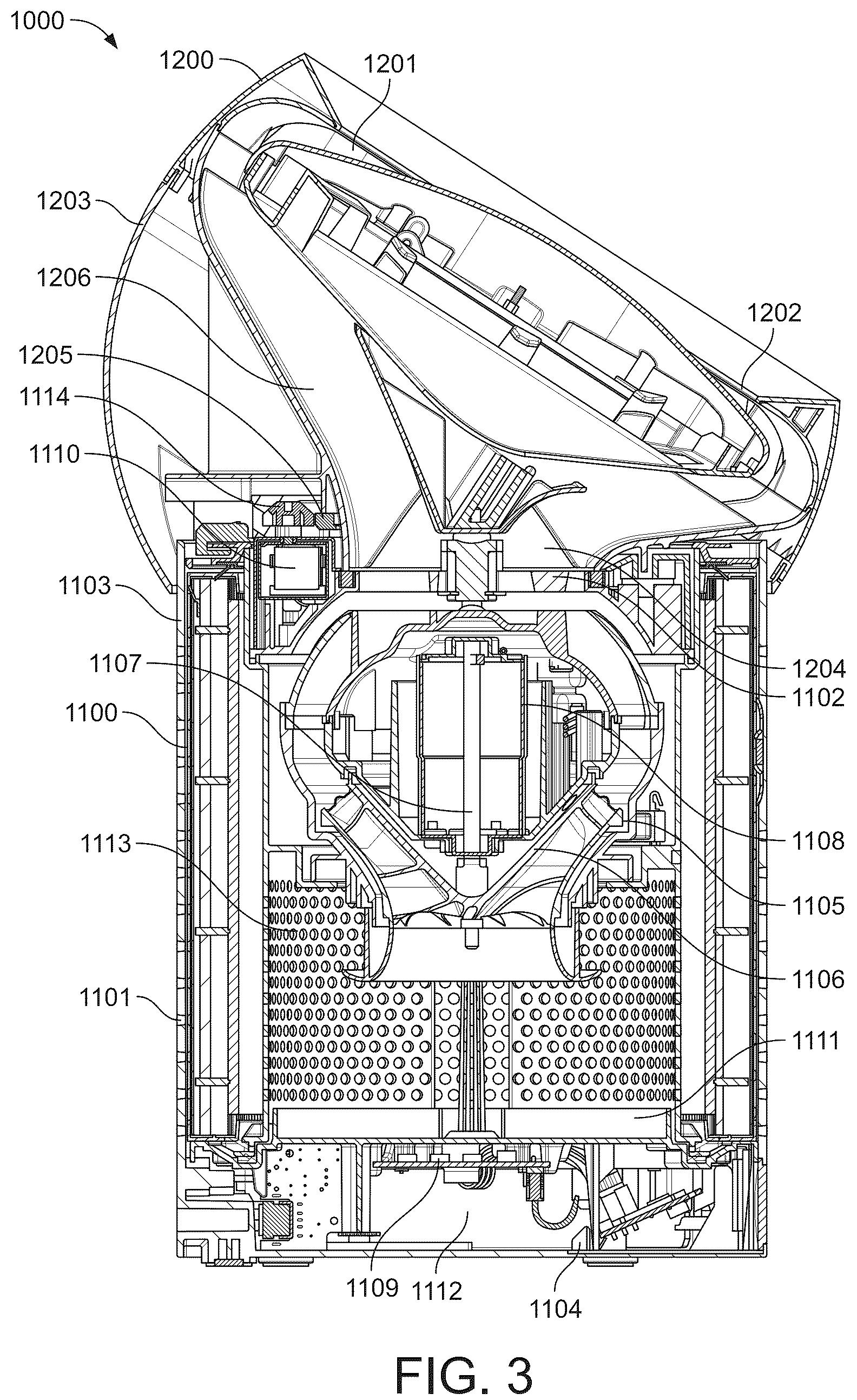 Patent US12104608 Figure 2 – Fan assembly