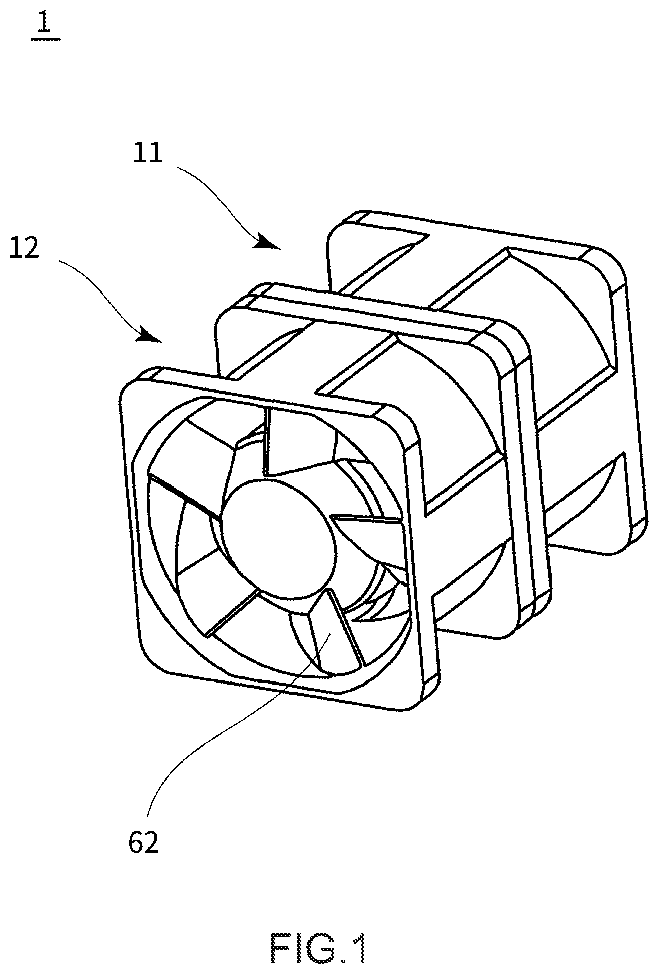 Patent US12104609 Figure 1 – Blower device