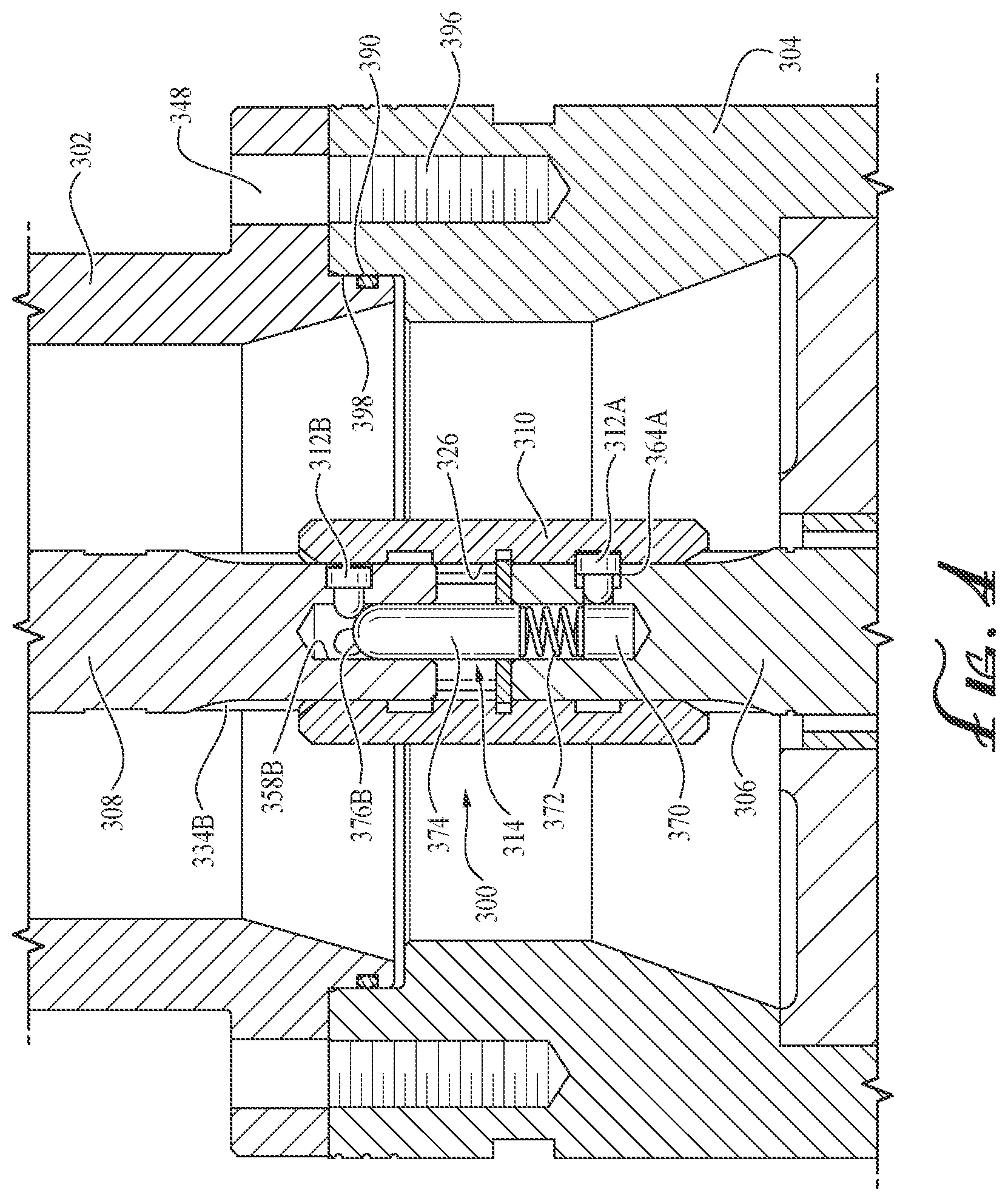 Patent US12104613 Figure 4 – Spring actuated axially locking shaft coupling for bi-directional loading