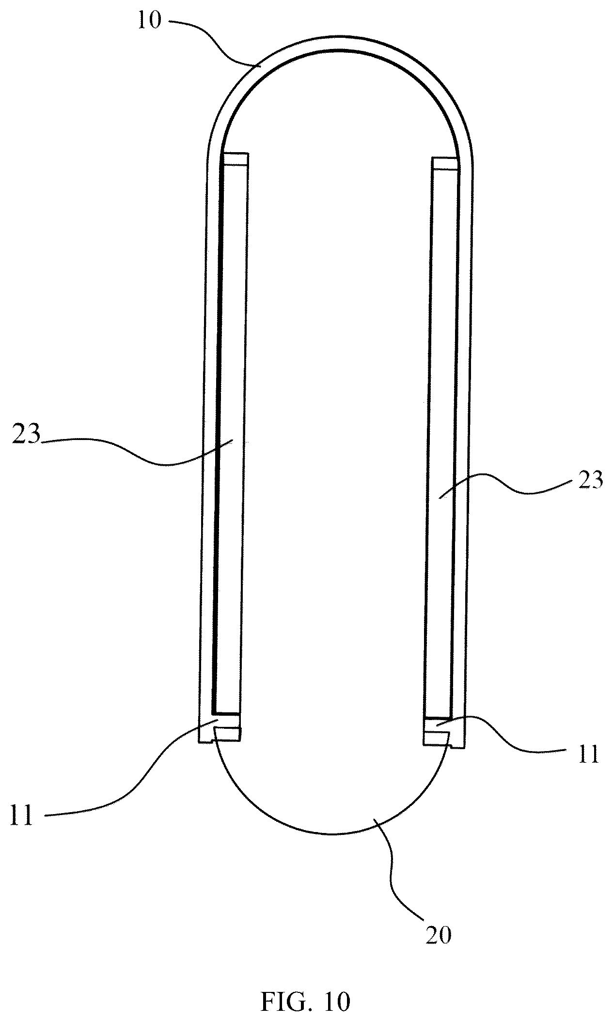 Patent US12104616 Figure 10 – Handheld fan