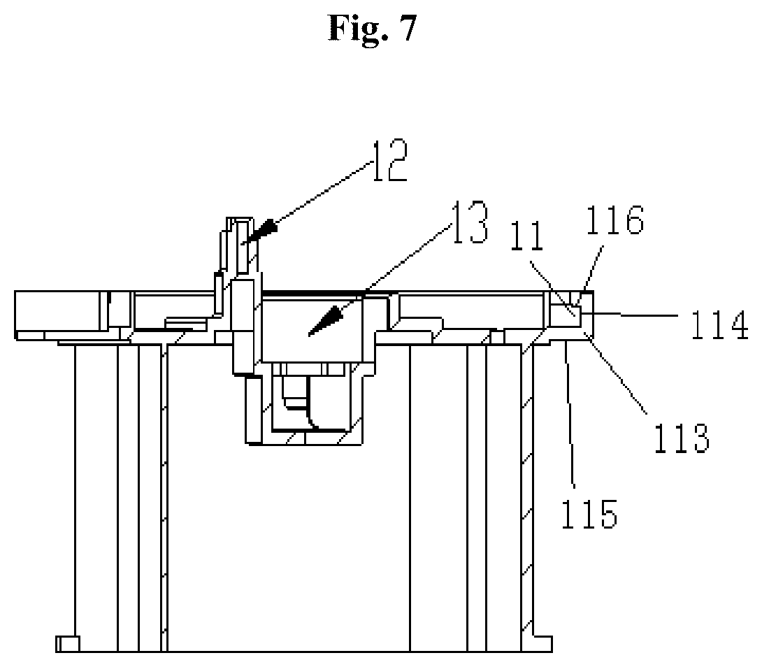 Patent US12104619 Figure 5 – Head shaking device and fan