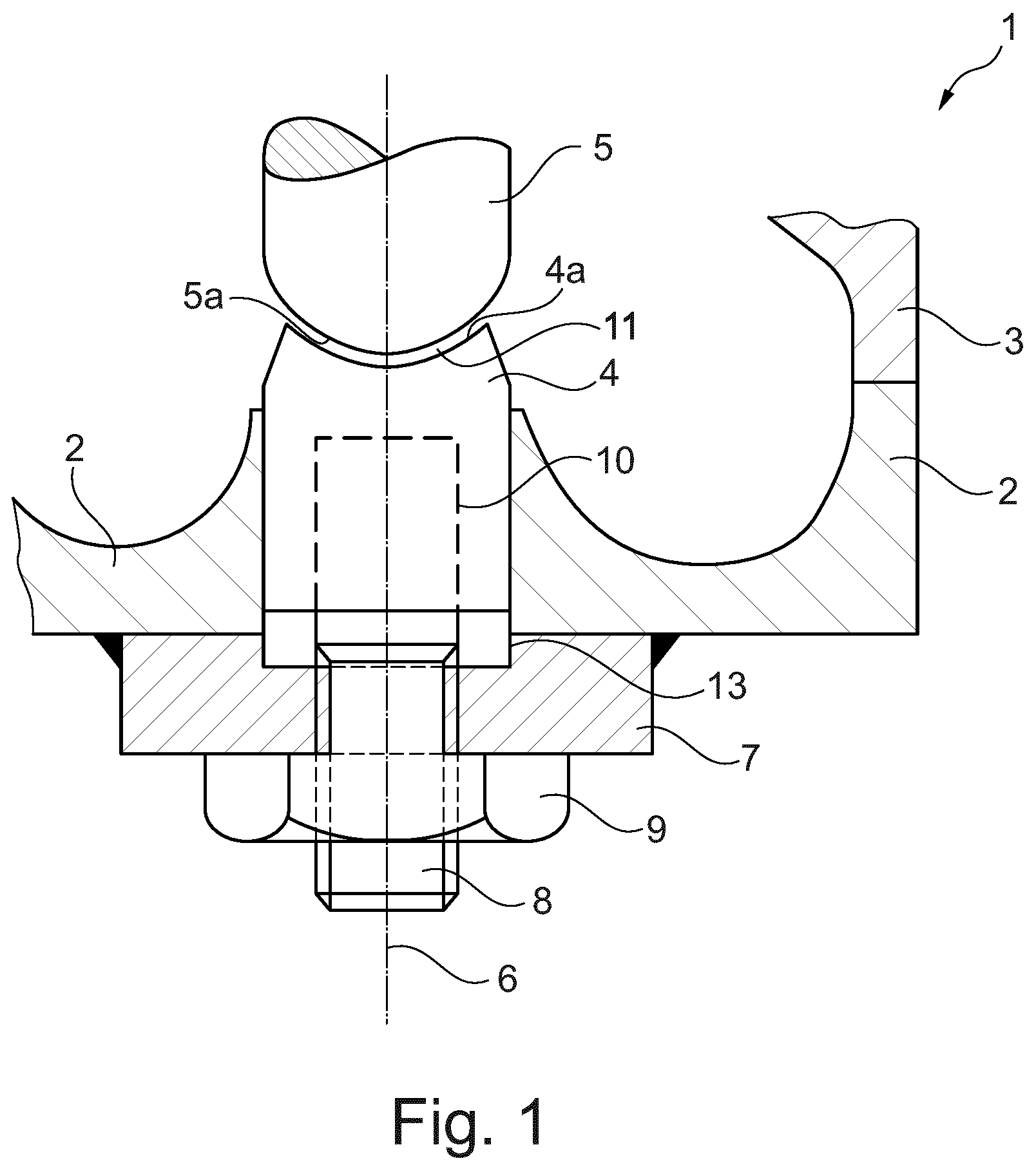 Patent US12104620 Figure 1 – Bearing assembly and rotary fluid pump