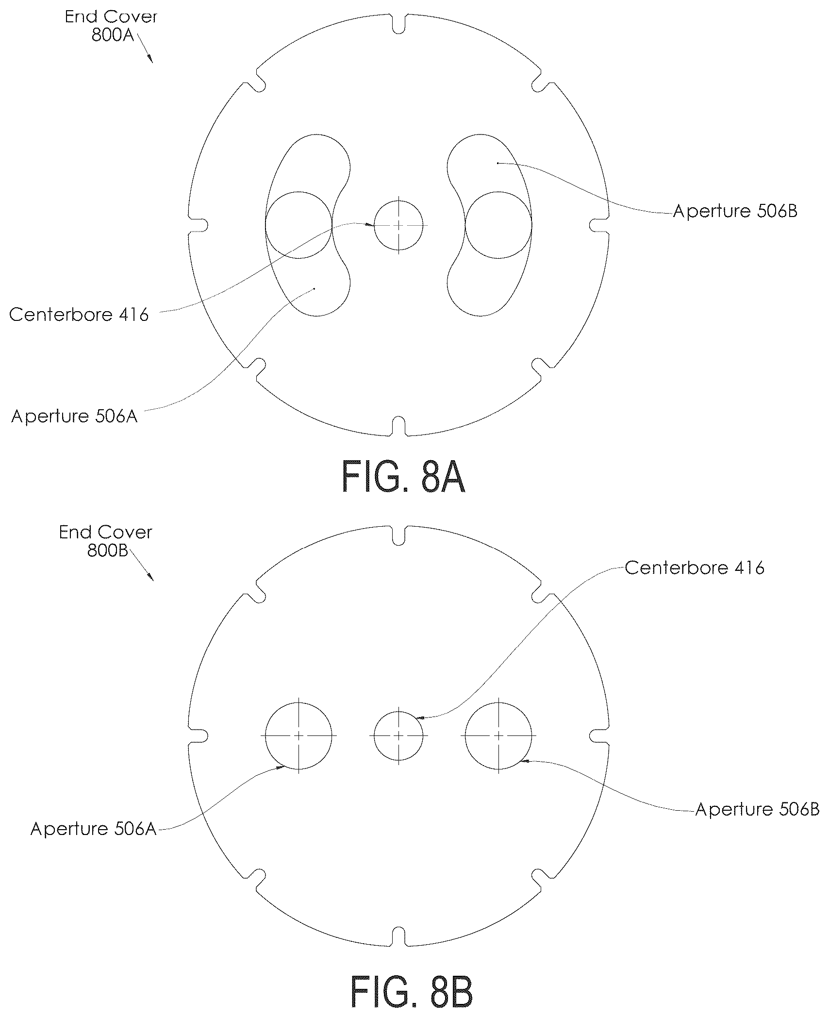 Patent US12104622 Figure 8 – Motorized pressure exchanger with a low-pressure centerbore