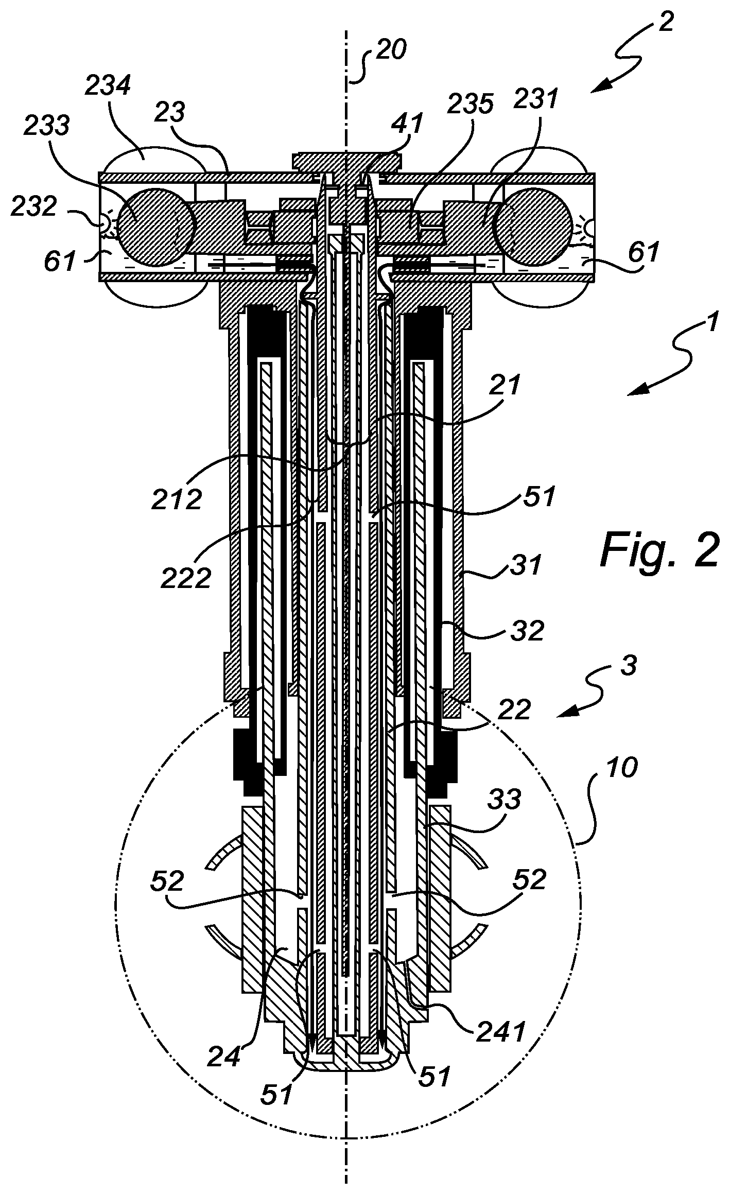 Patent US12104624 Figure 2 – Device and a system for controlling the turning of an object