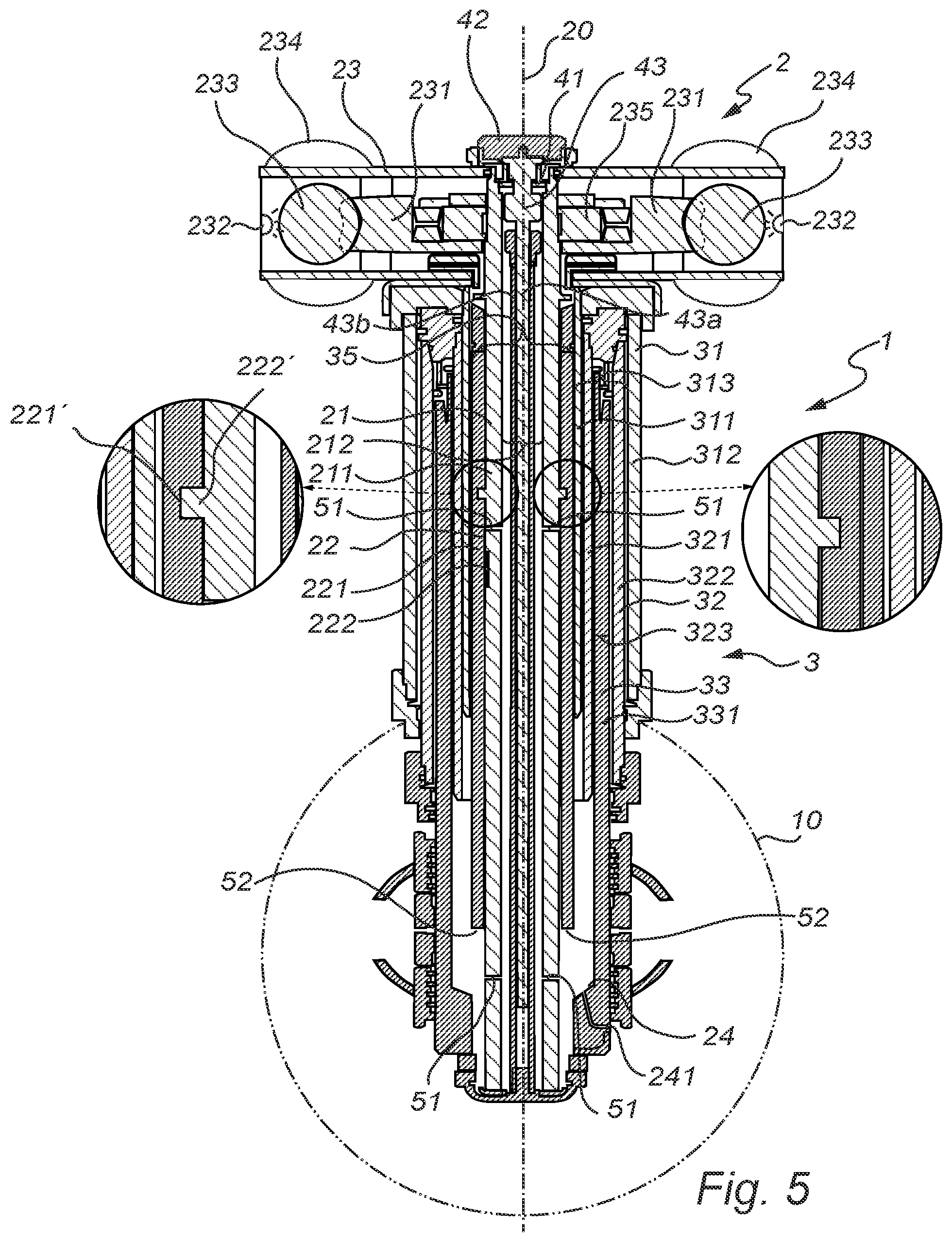 Patent US12104624 Figure 5 – Device and a system for controlling the turning of an object