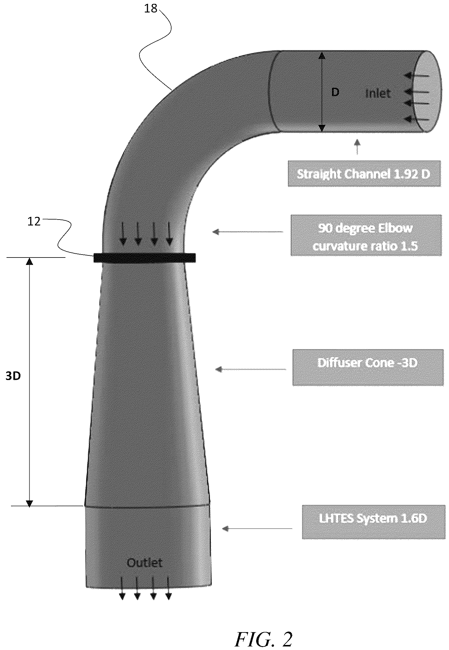 Patent US12104626 Figure 2 – Fluid flow conditioning apparatus