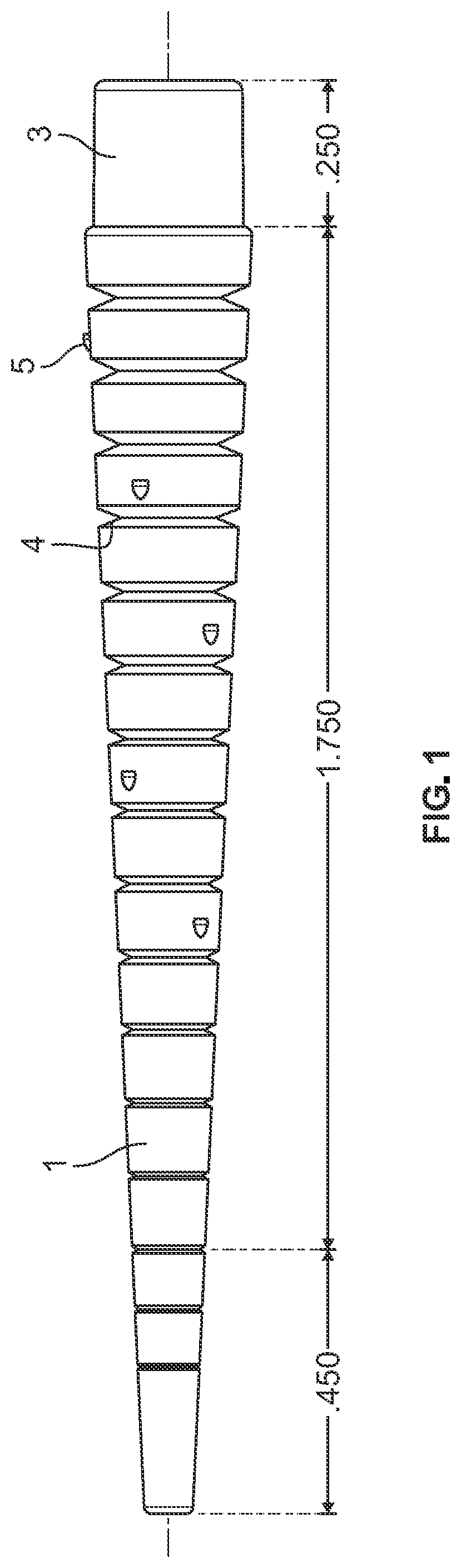Patent US12104628 Figure 1 – Fastener hole restoration device