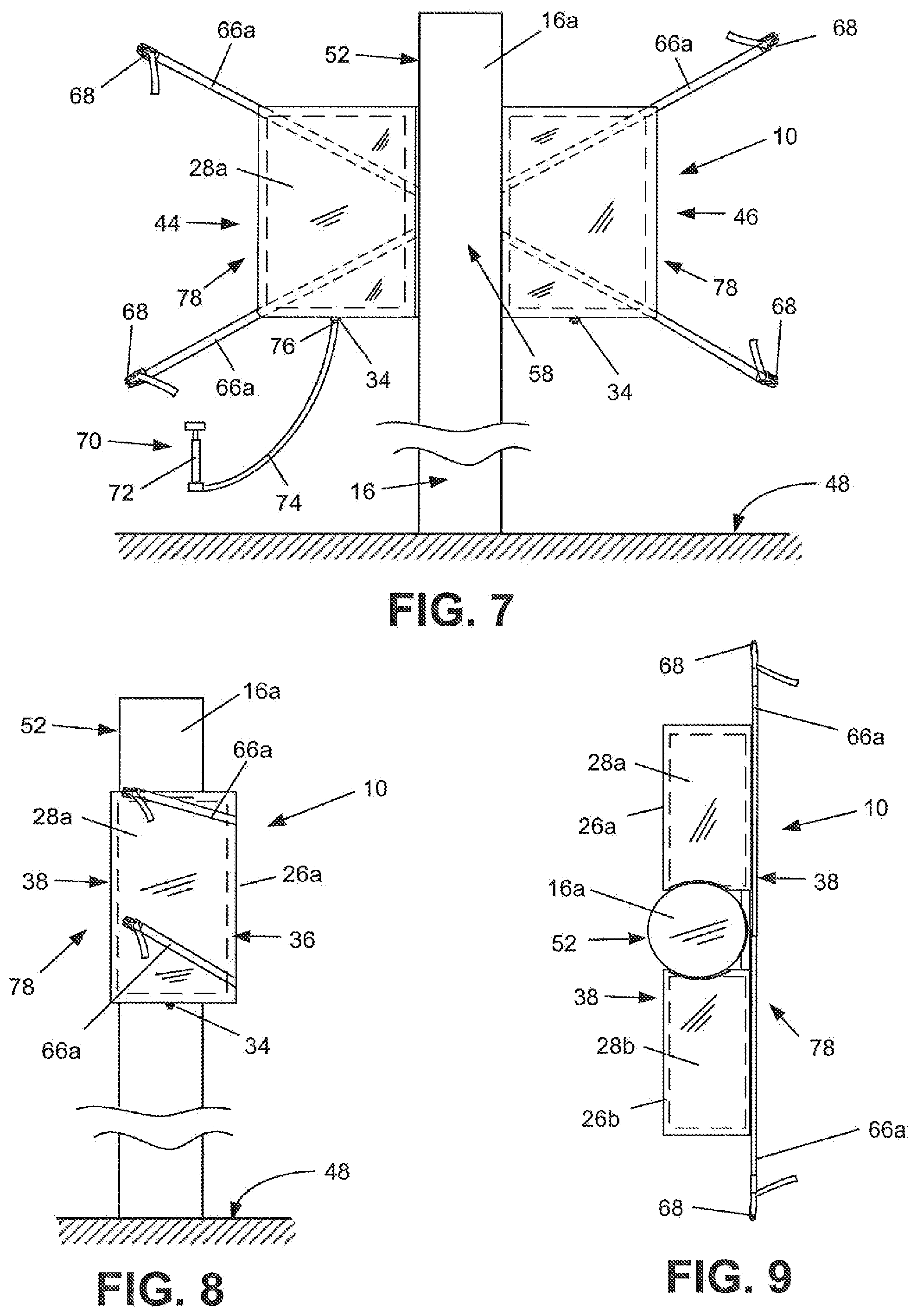 Patent US12104631 Figure 3 – Inflatable clamping apparatus and system for securely supporting an object on an elongated member