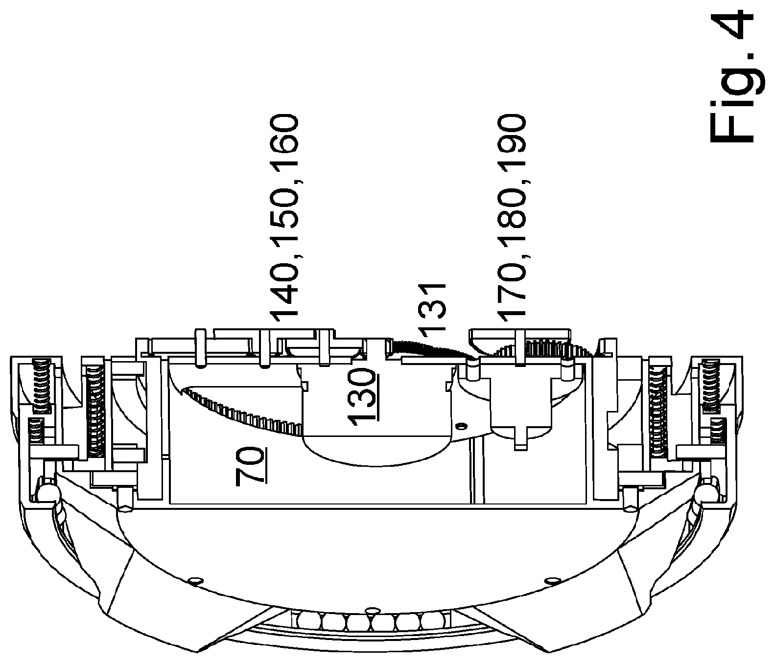 Patent US12104633 Figure 4 – Device and method for androgynous coupling as well as use