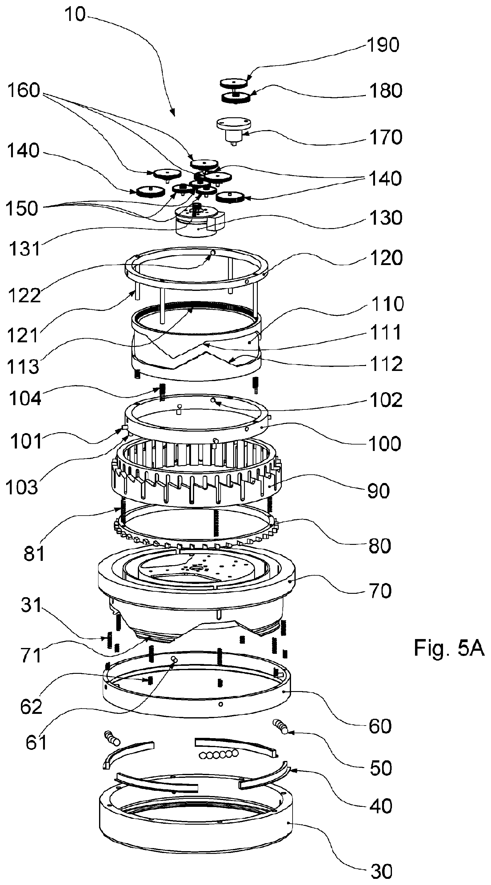 Patent US12104633 Figure 5 – Device and method for androgynous coupling as well as use