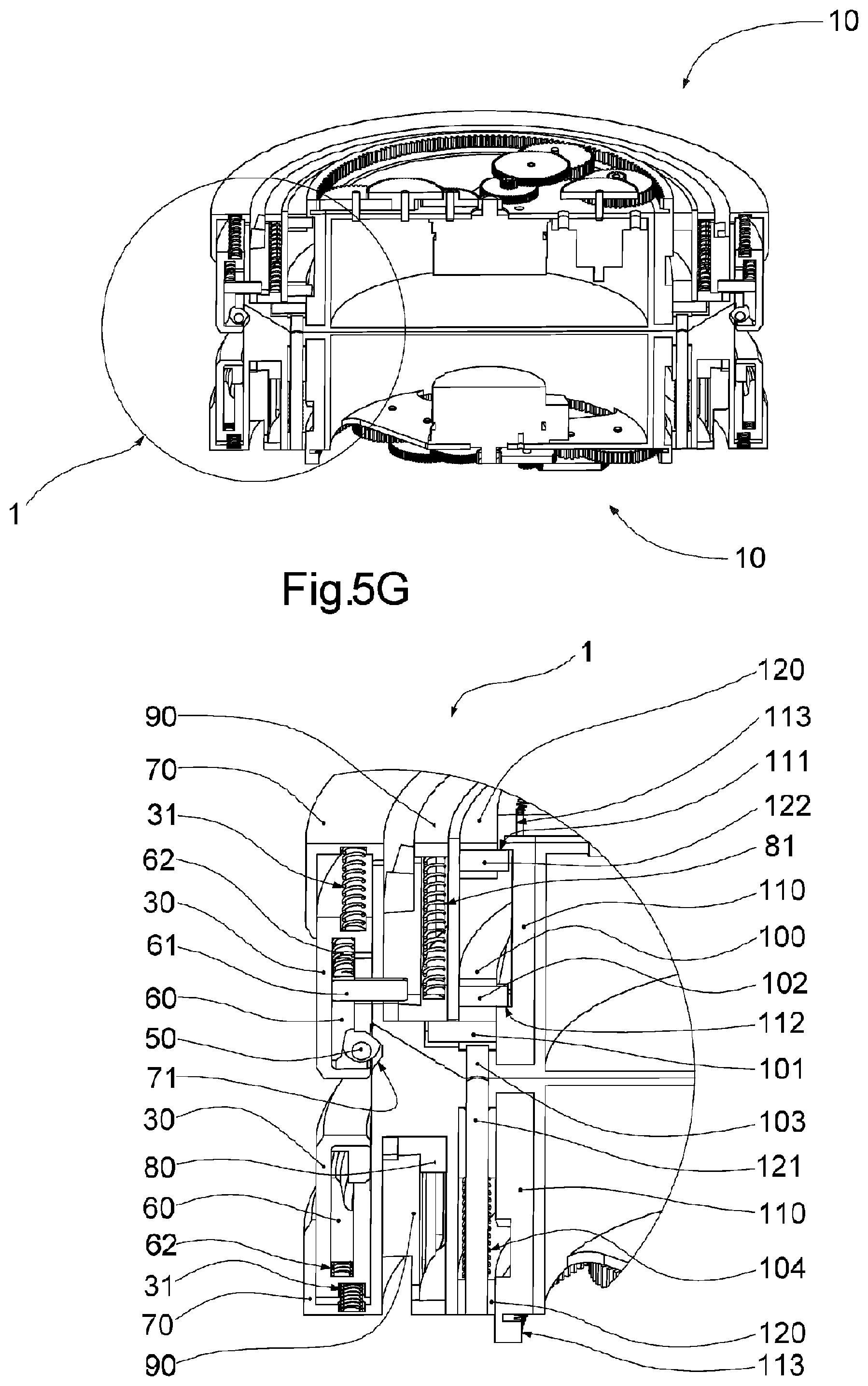Patent US12104633 Figure 11 – Device and method for androgynous coupling as well as use