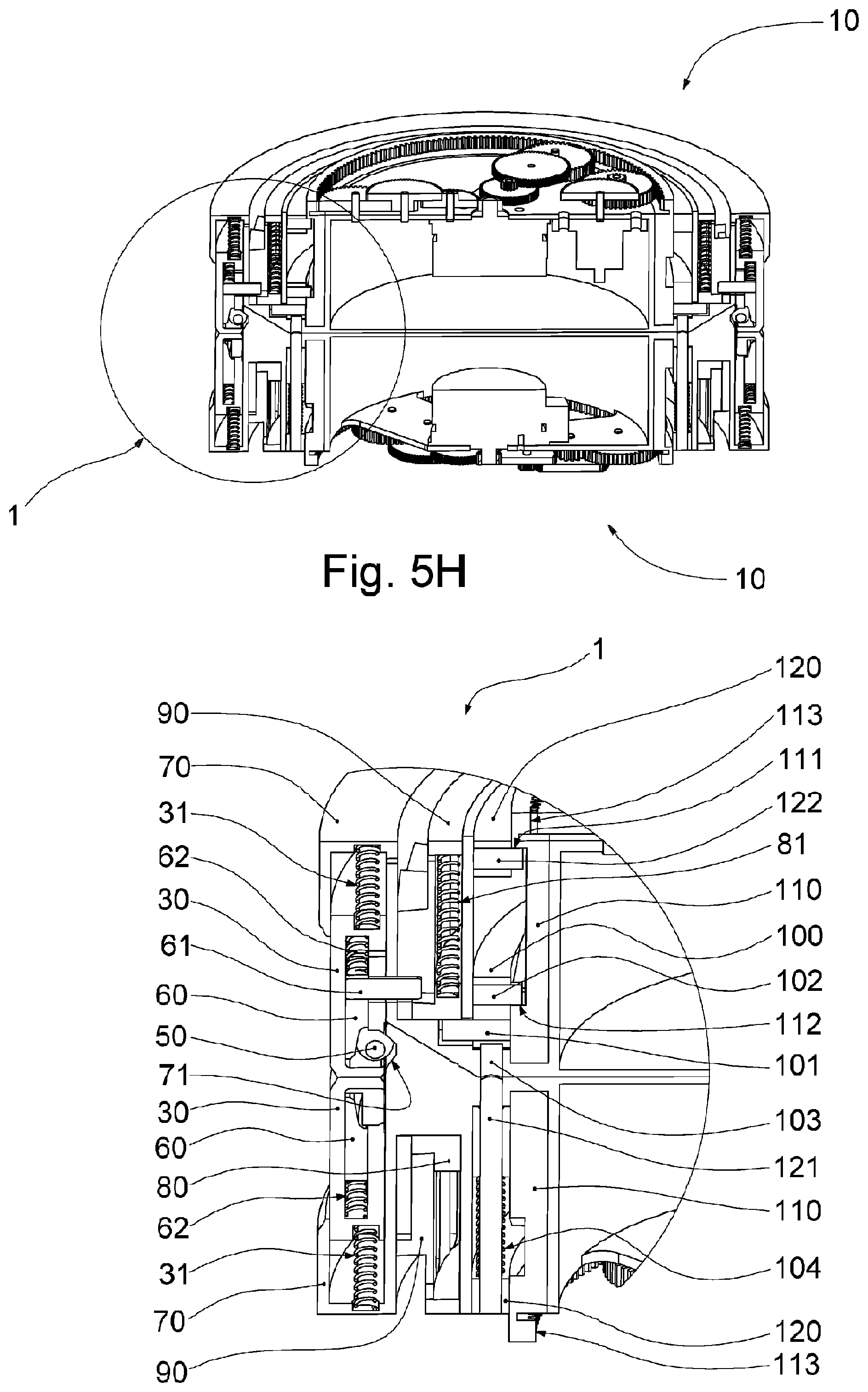 Patent US12104633 Figure 12 – Device and method for androgynous coupling as well as use