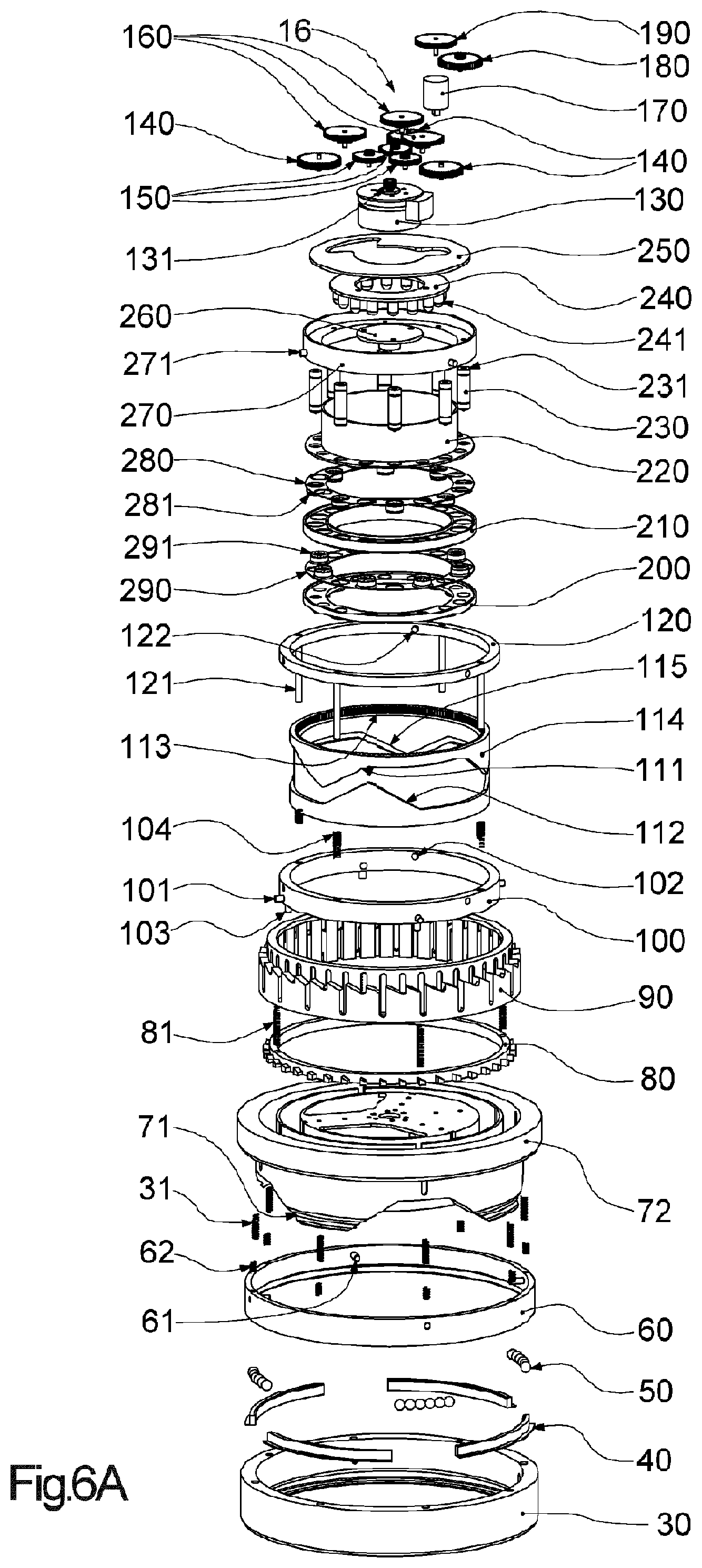 Patent US12104633 Figure 14 – Device and method for androgynous coupling as well as use