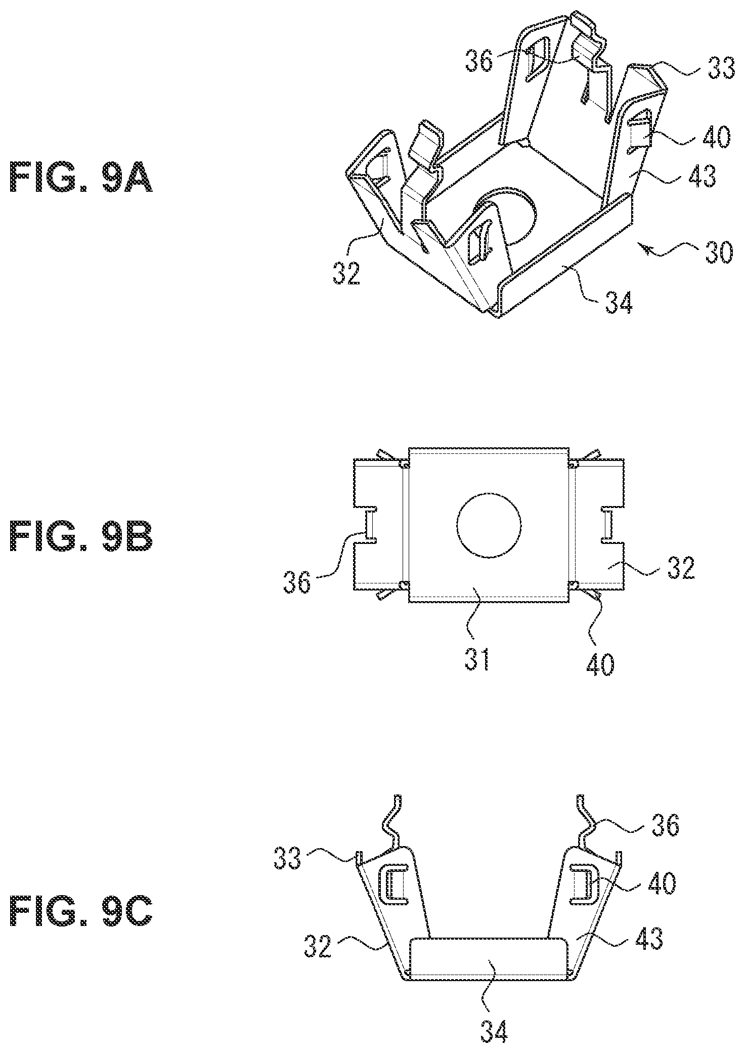 Patent US12104635 Figure 7 – Roof-mounted antenna mounting structure
