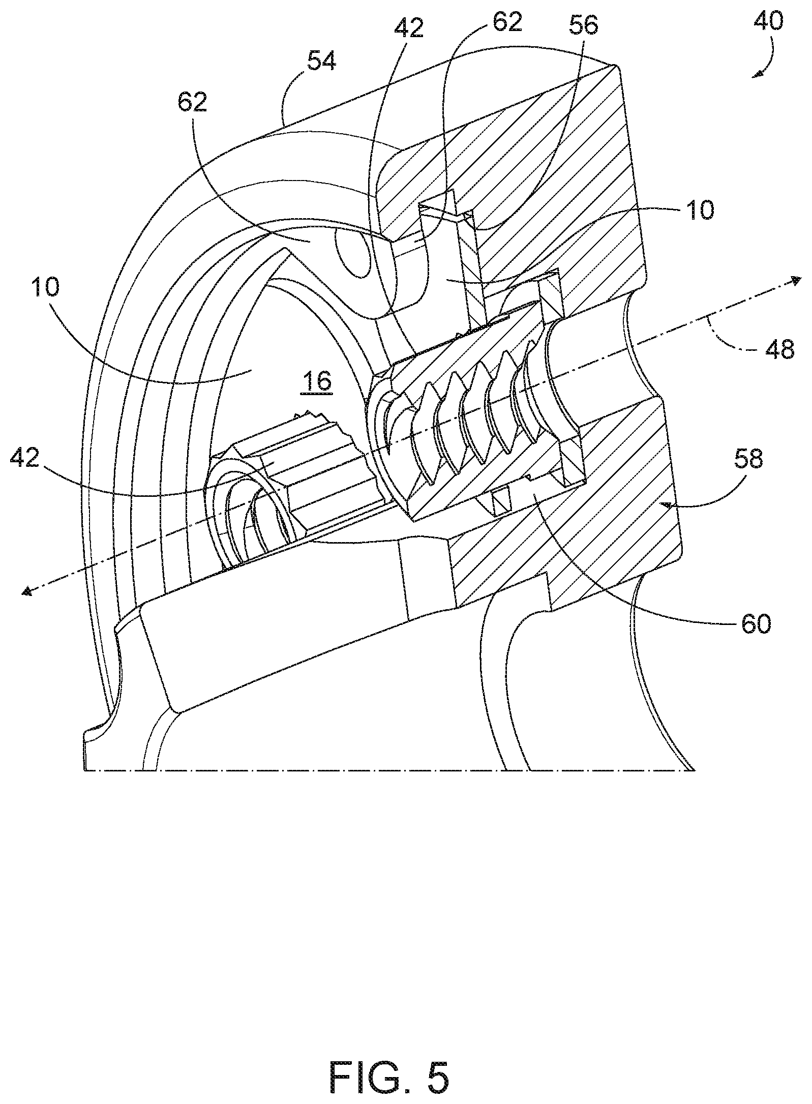 Patent US12104641 Figure 3 – Retention washers, propeller retention systems, and related methods