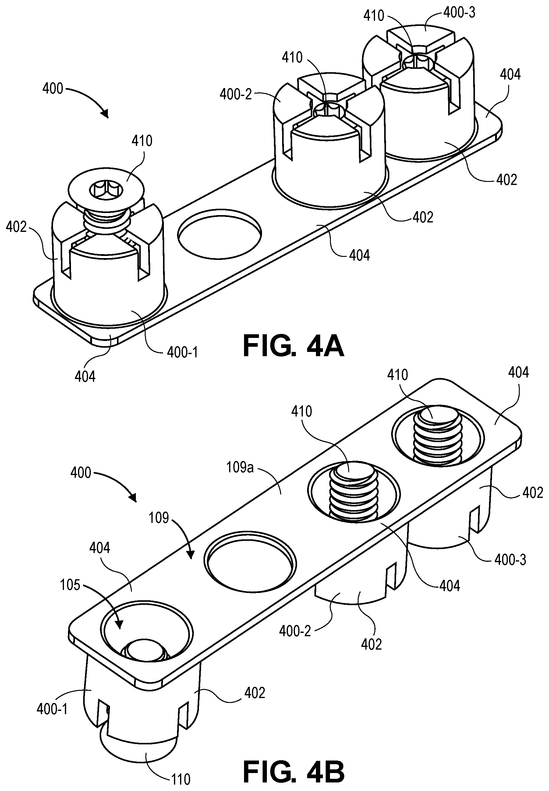 Patent US12104642 Figure 6 – Flexible fastener captivator