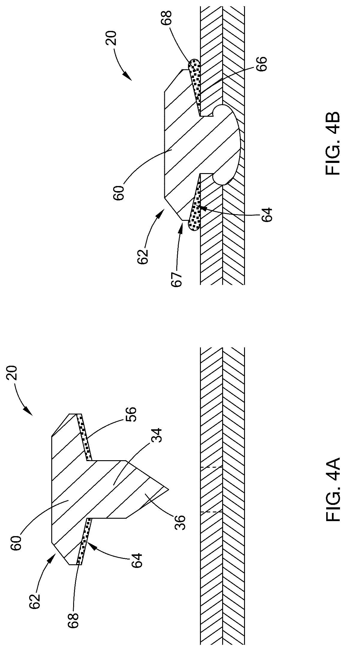 Patent US12104643 Figure 4 – Friction element weld element modification to increase corrosion resistance of thermal mechanical joint