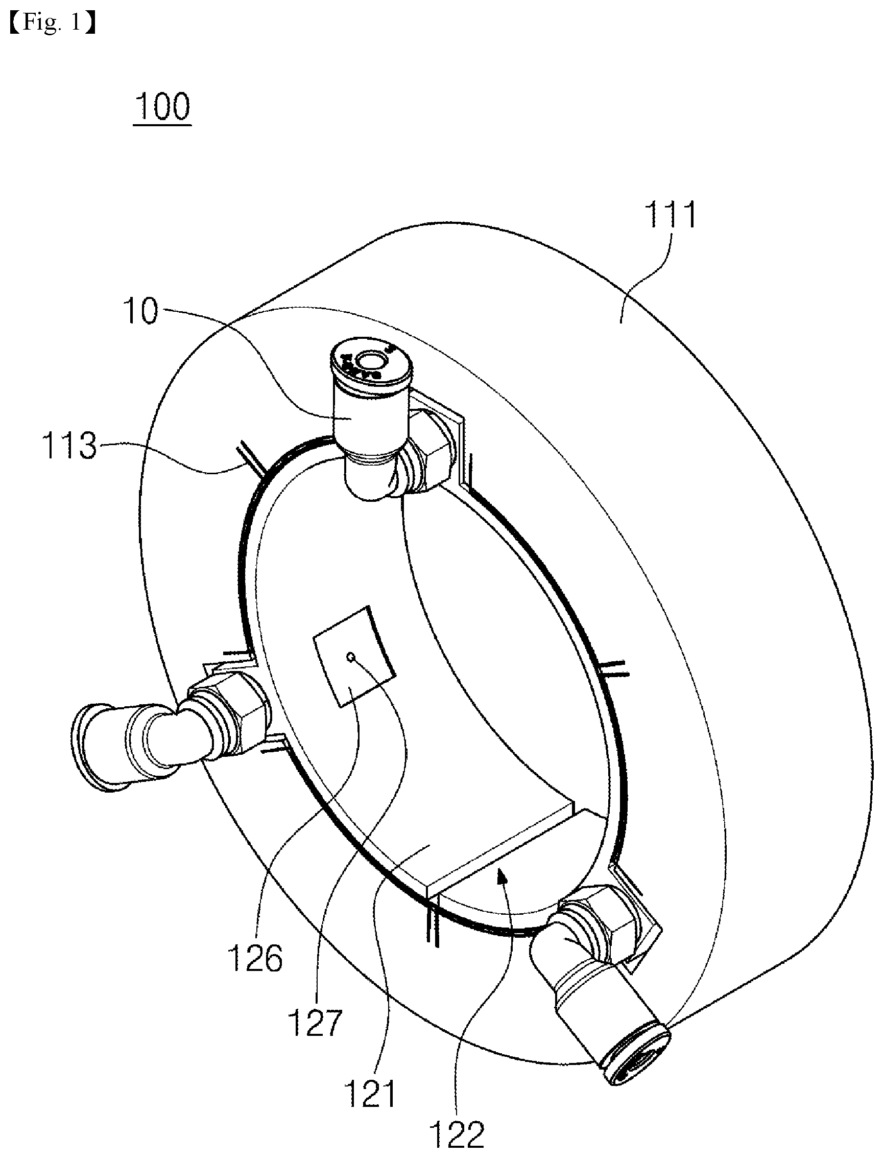 Patent US12104644 Figure 1 – Floating-sleeve hybrid fluid bearing