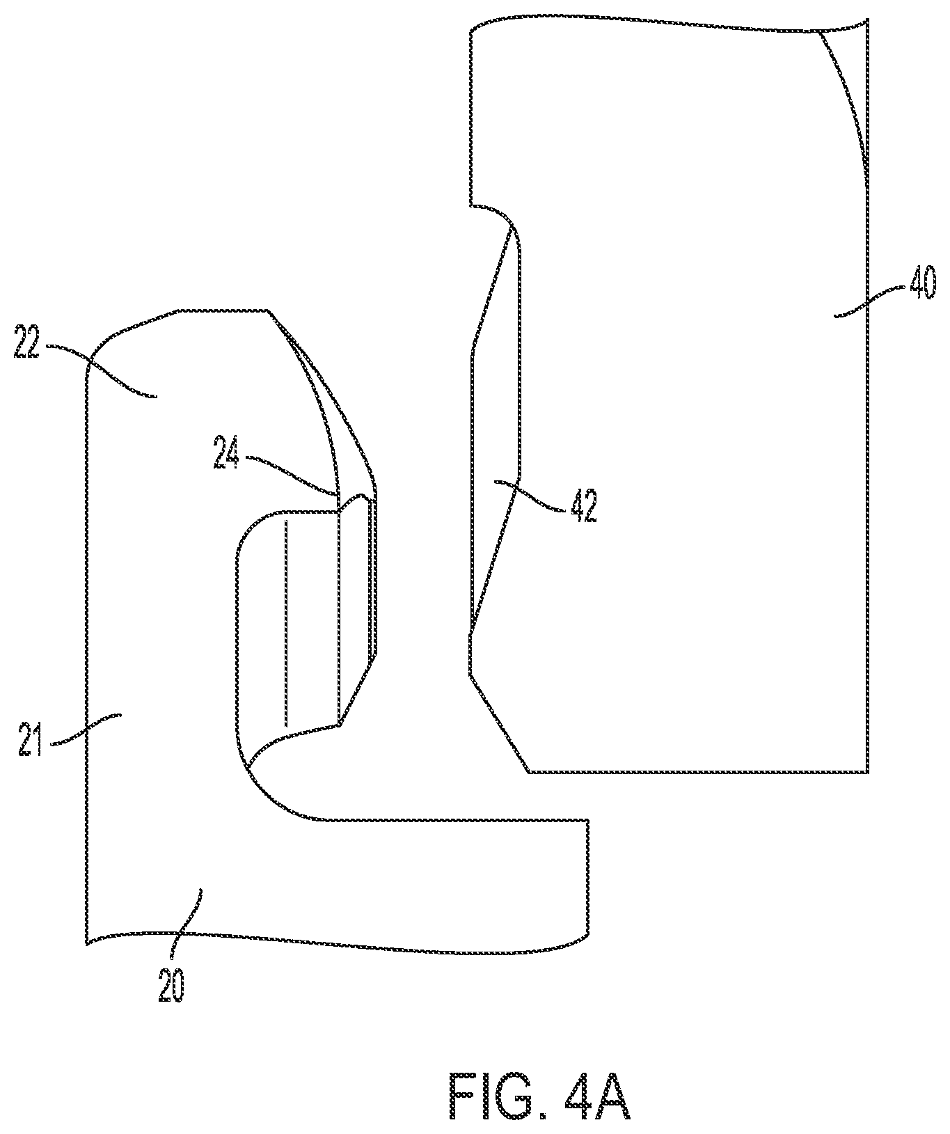 Patent US12104646 Figure 4 – Snap feature assembly and method