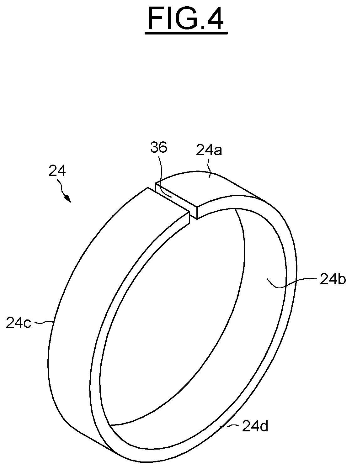 Patent US12104650 Figure 3 – Bearing device with integrated electrical insulation, in particular for an electric motor or machine