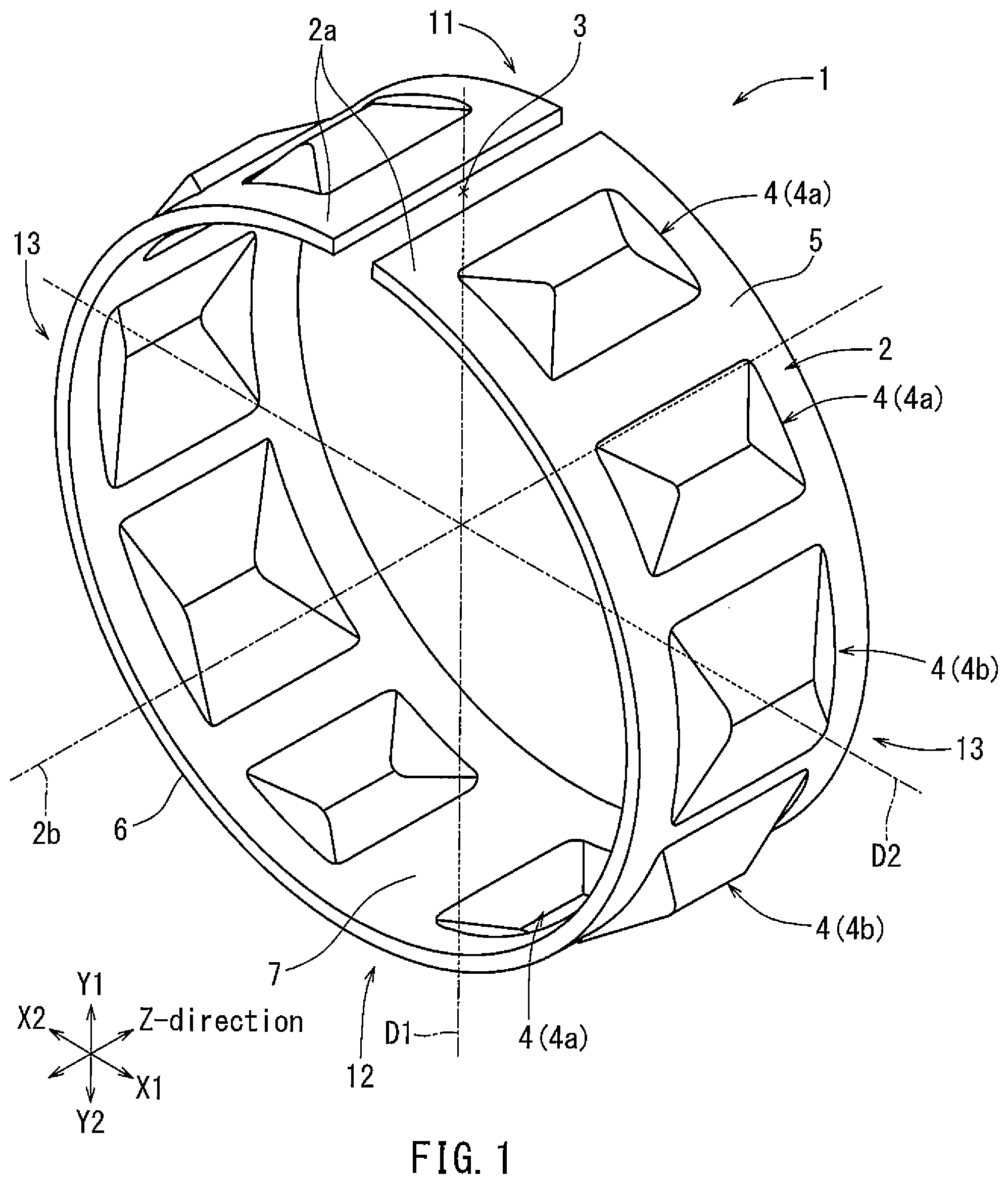 Patent US12104651 Figure 1 – Tolerance ring