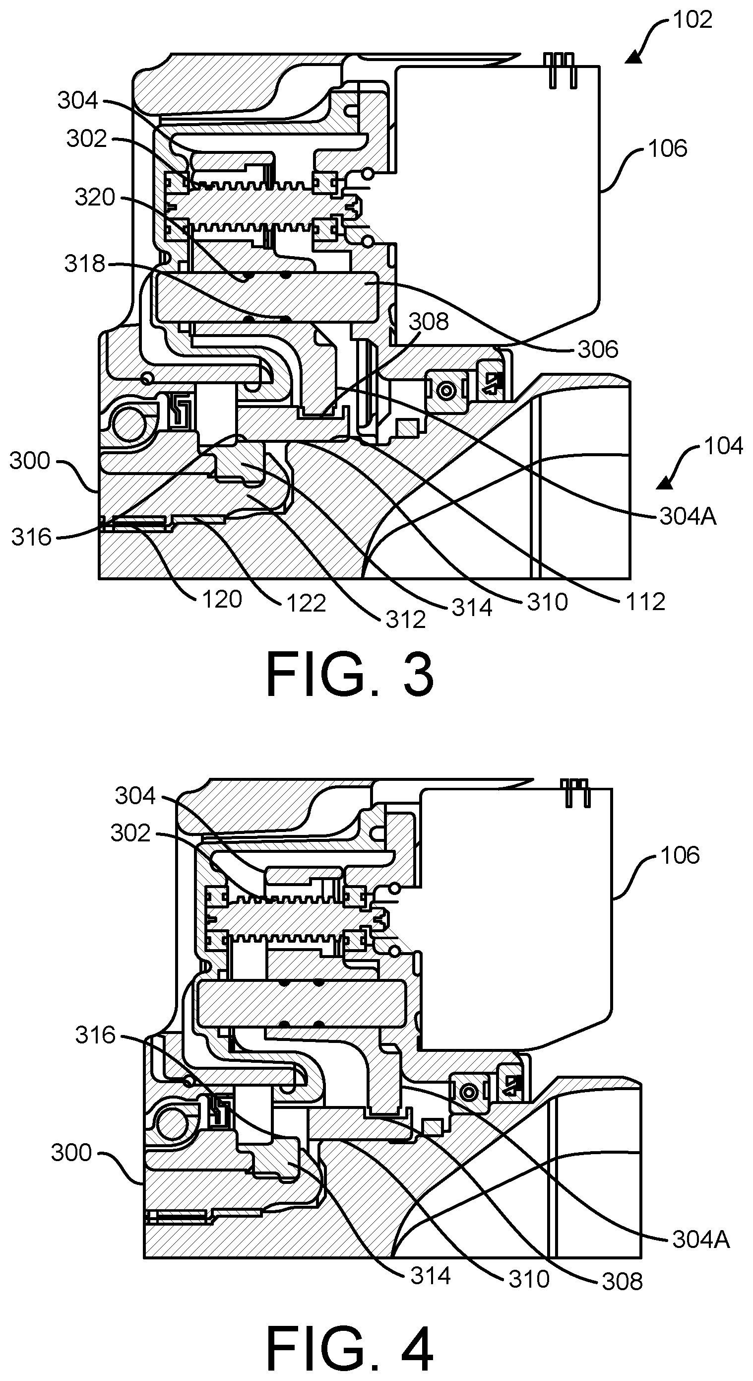 Patent US12104657 Figure 3 – Axle decoupler system with mechanical synchronizer