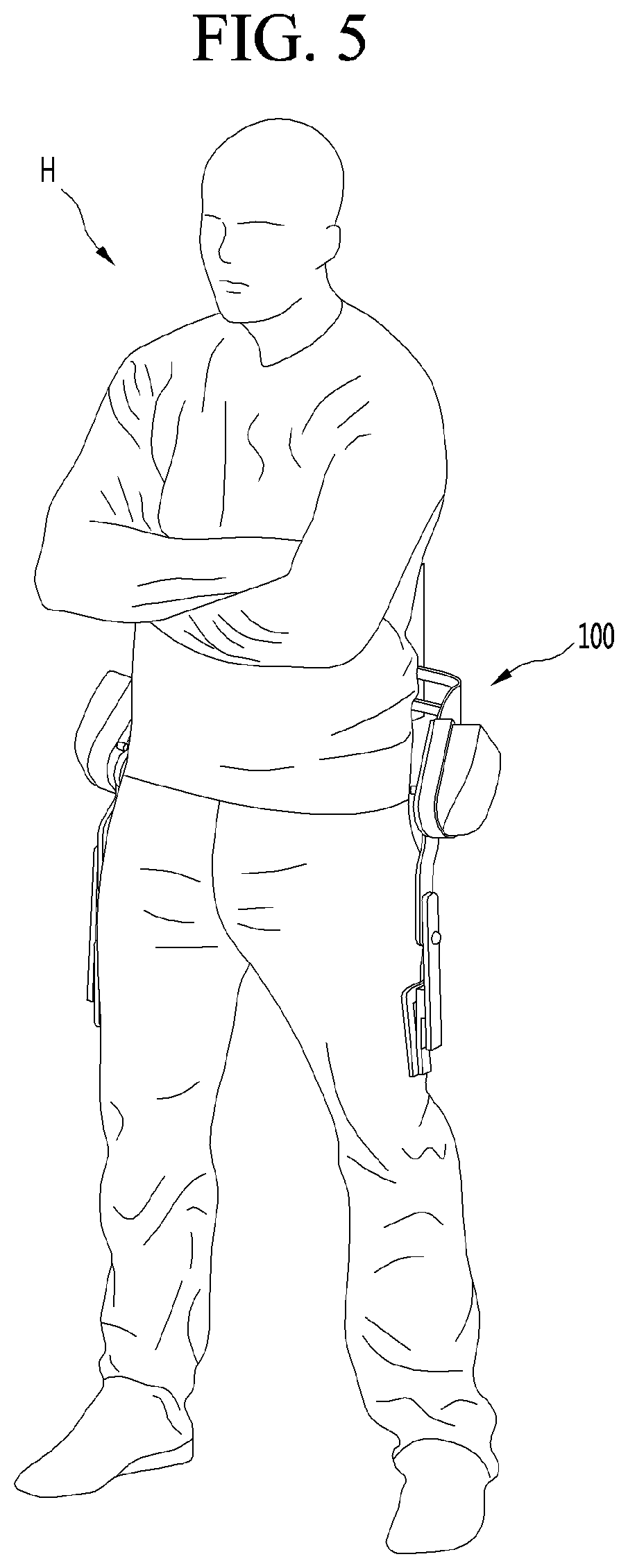 Patent US12104660 Figure 5 – Series elastic actuator