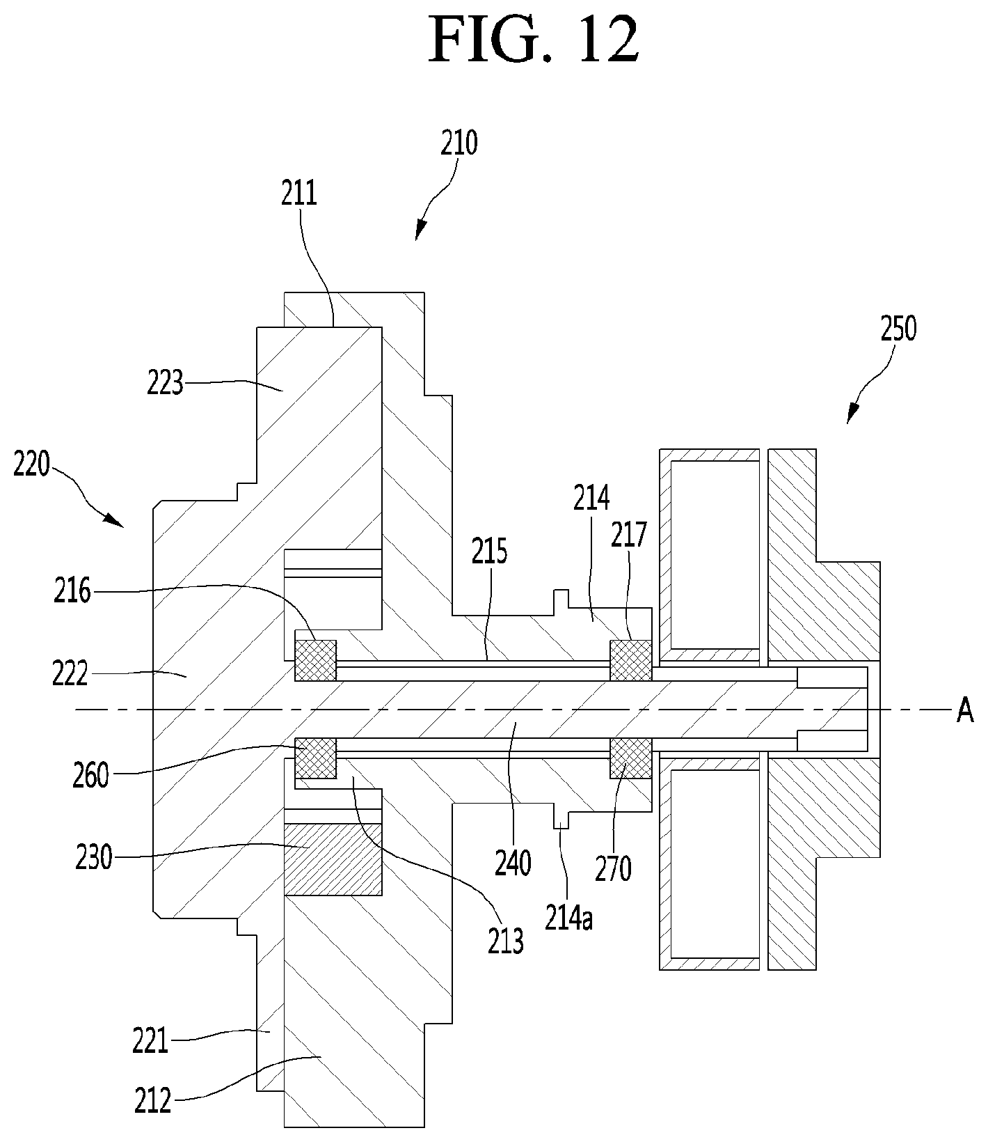 Patent US12104660 Figure 12 – Series elastic actuator