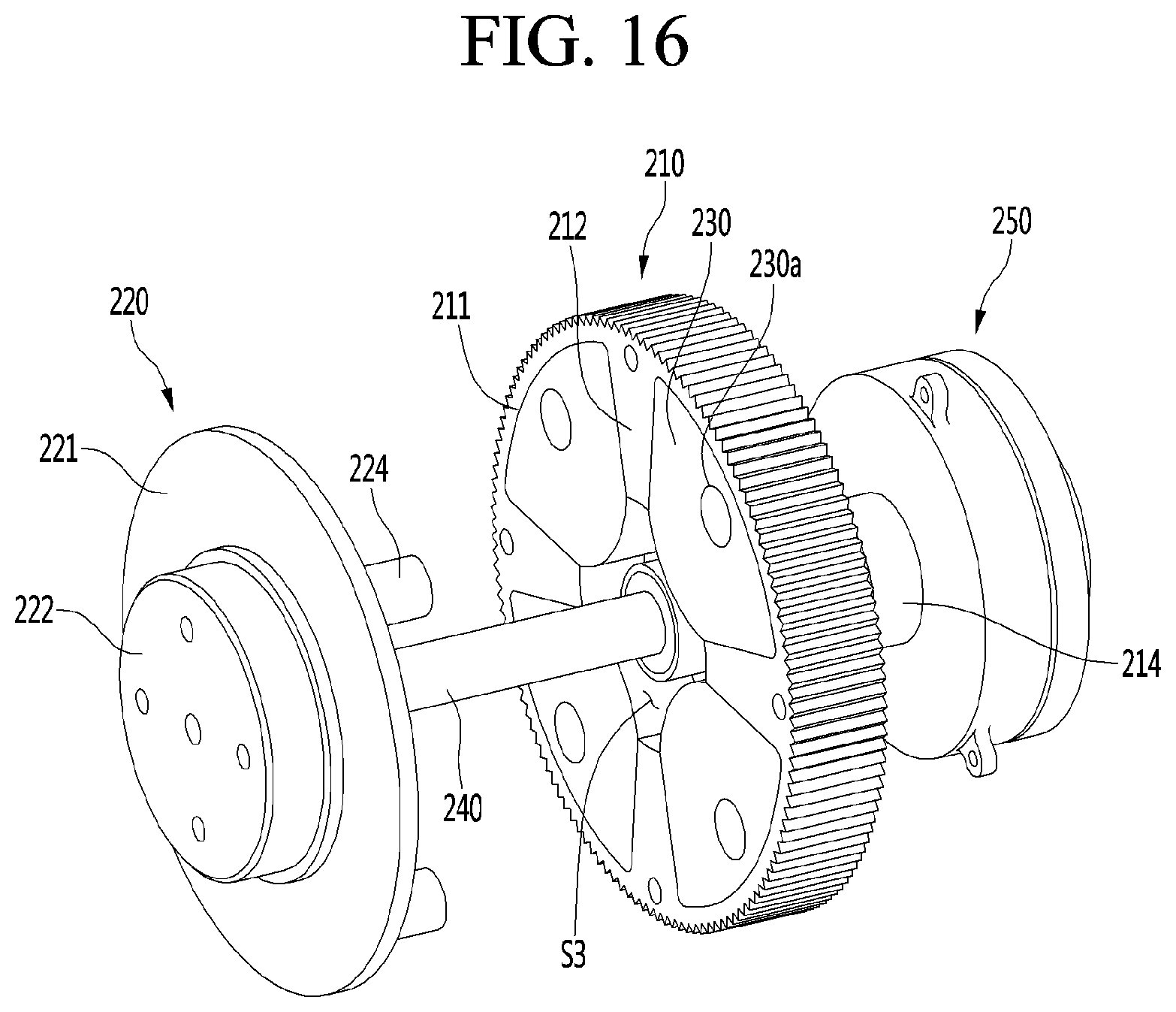 Patent US12104660 Figure 16 – Series elastic actuator