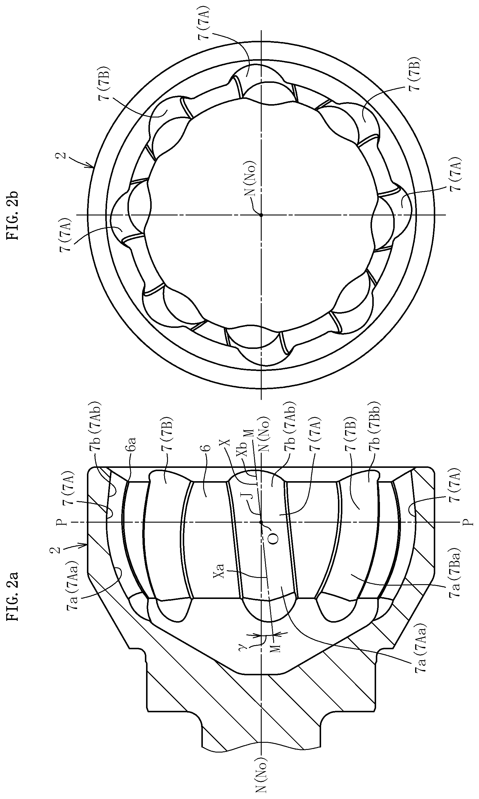 Patent US12104661 Figure 2 – Fixed type constant velocity universal joint