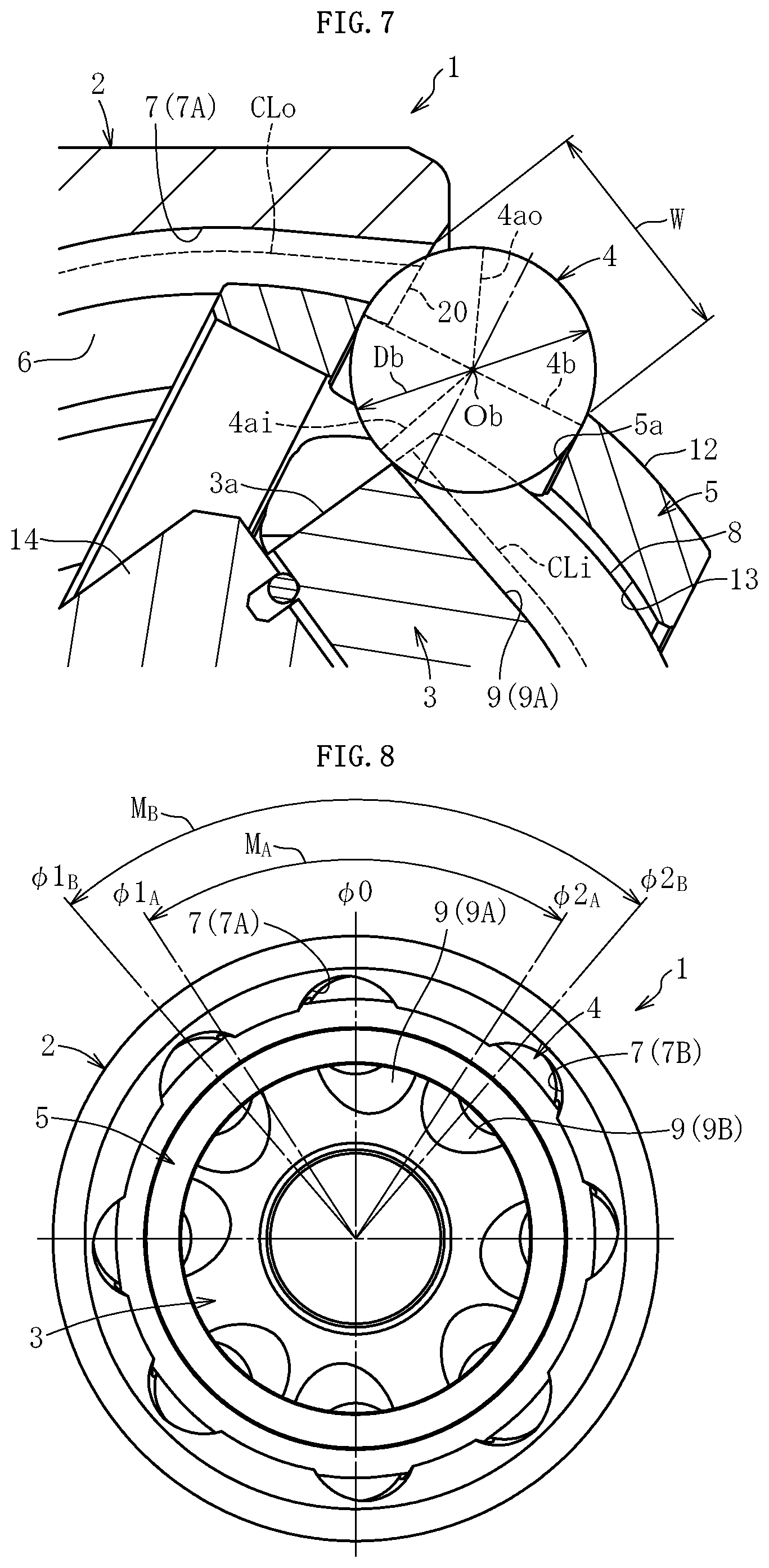 Patent US12104661 Figure 6 – Fixed type constant velocity universal joint