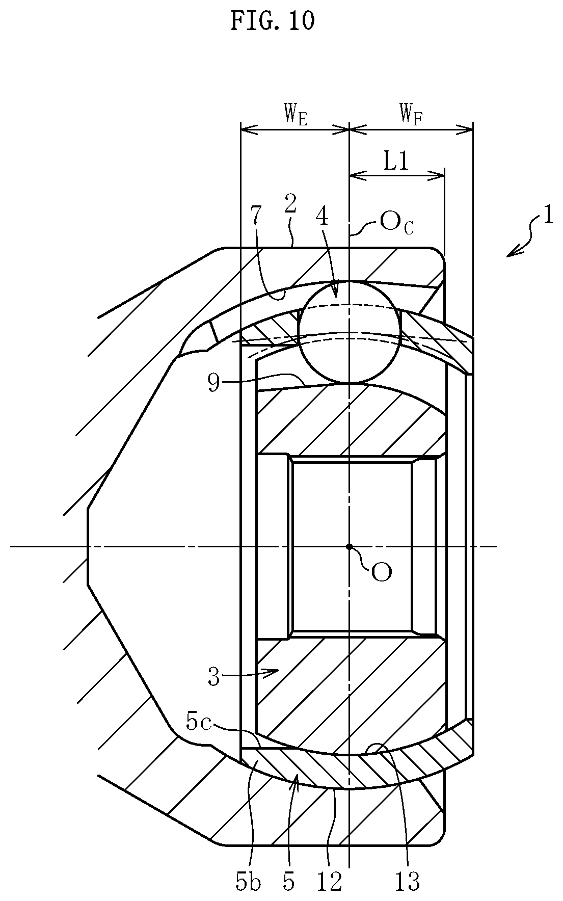 Patent US12104661 Figure 8 – Fixed type constant velocity universal joint