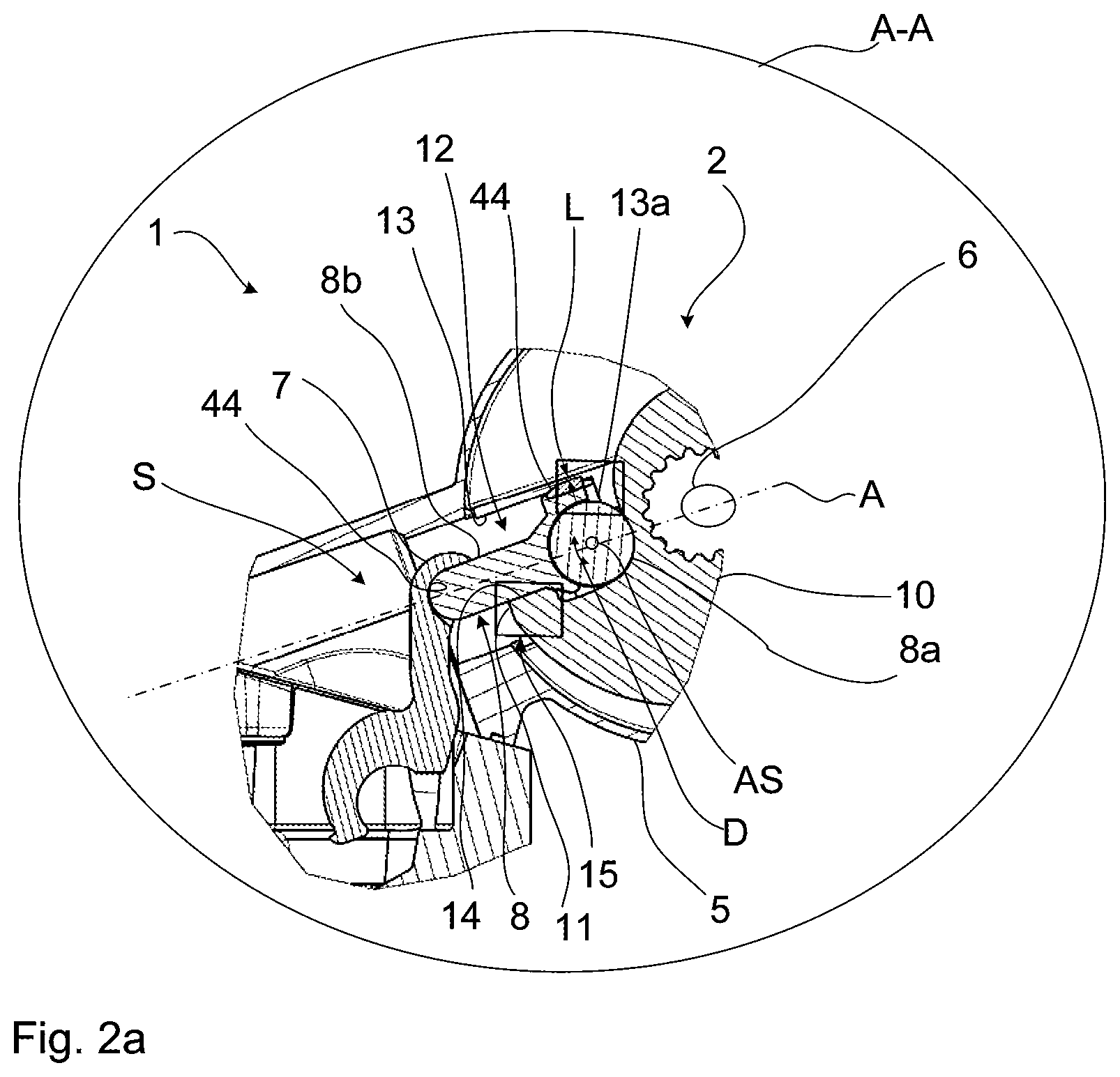 Patent US12104665 Figure 3 – Disc brake having an electromechanical actuator