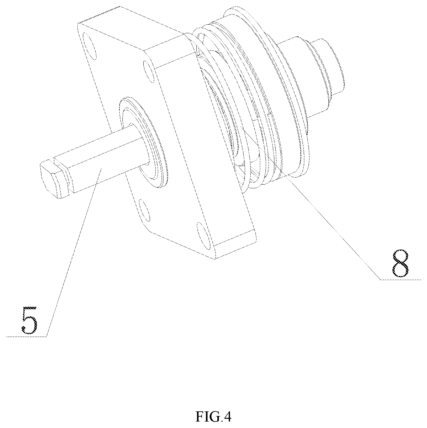 Patent US12104669 Figure 4 – Mechanical backstop