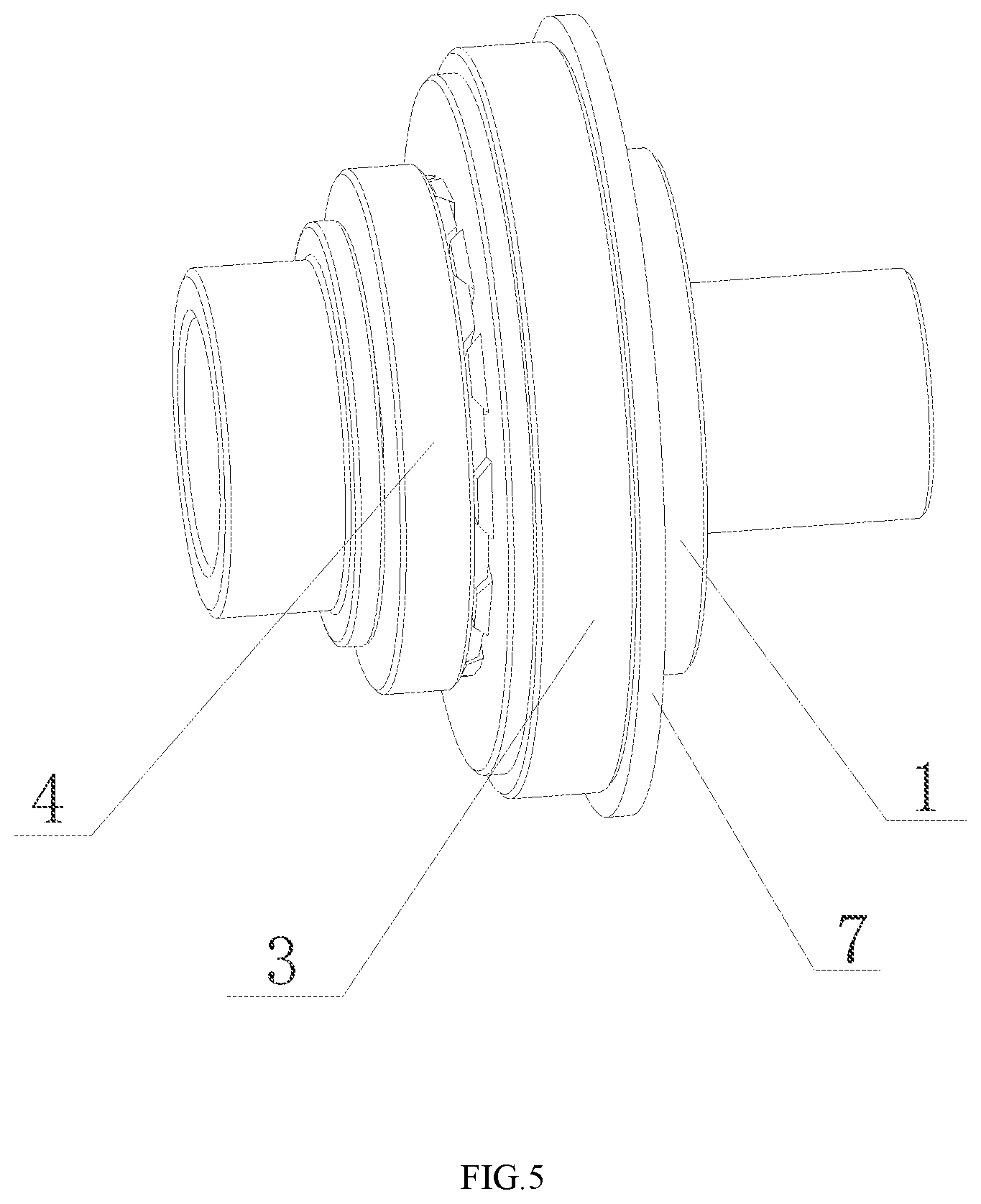 Patent US12104669 Figure 5 – Mechanical backstop