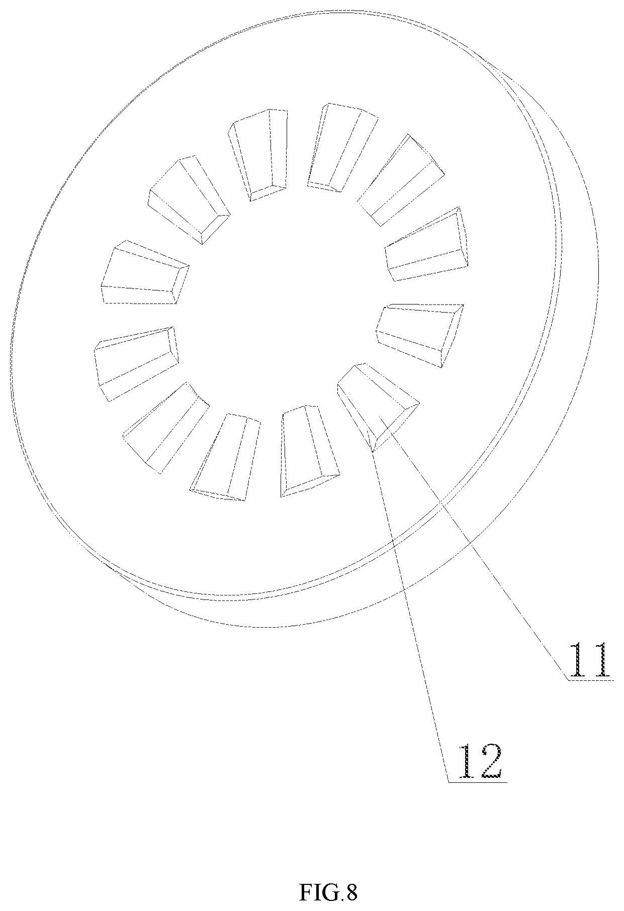 Patent US12104669 Figure 8 – Mechanical backstop