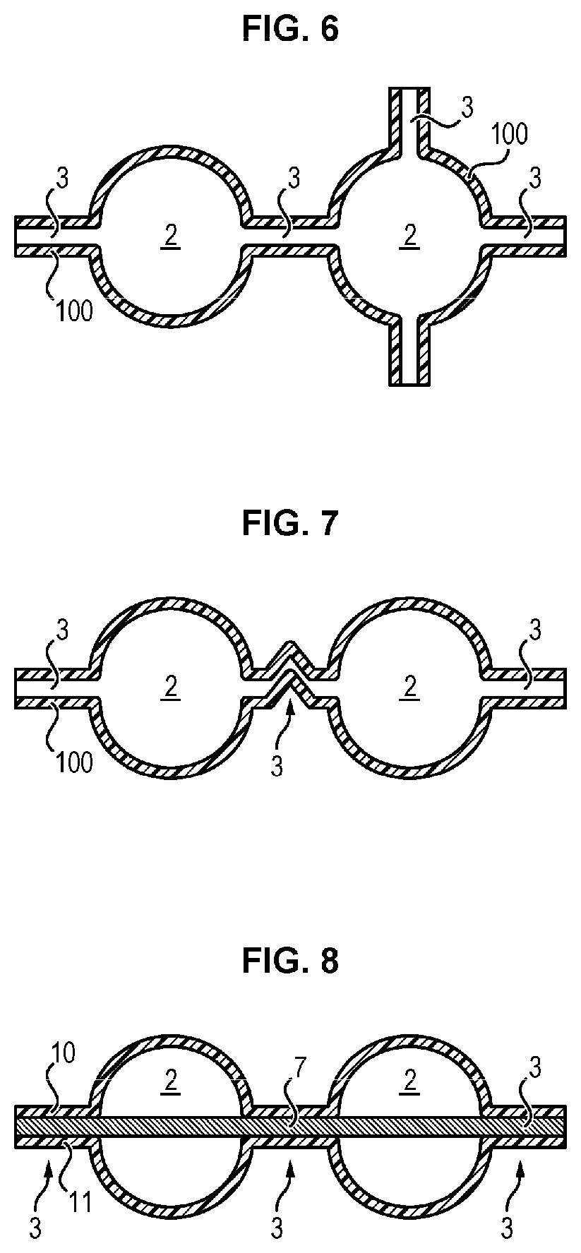 Patent US12104673 Figure 4 – Inflatable cellular structure and article equipped therewith