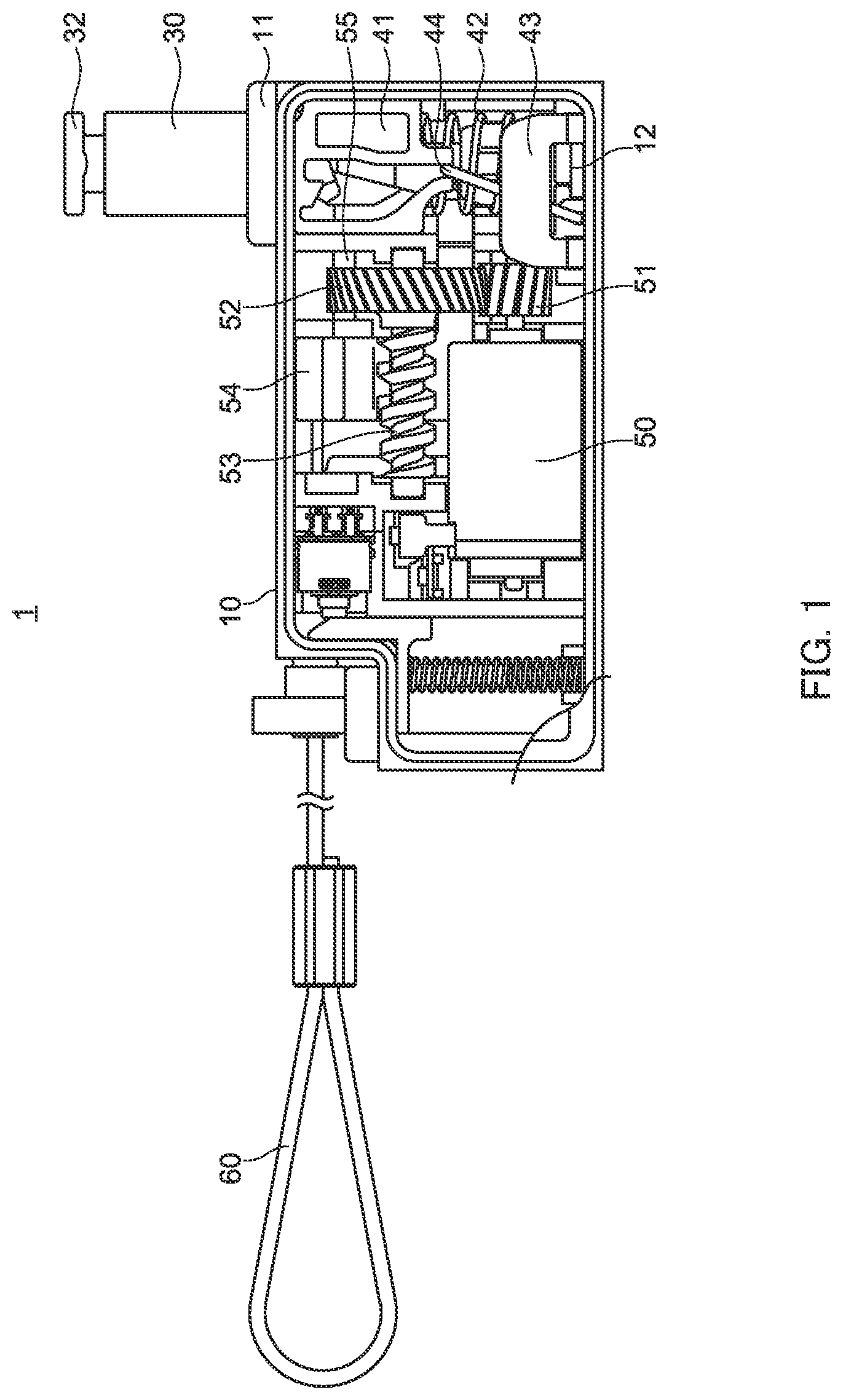 Patent US12104677 Figure 1 – Reciprocal movement device