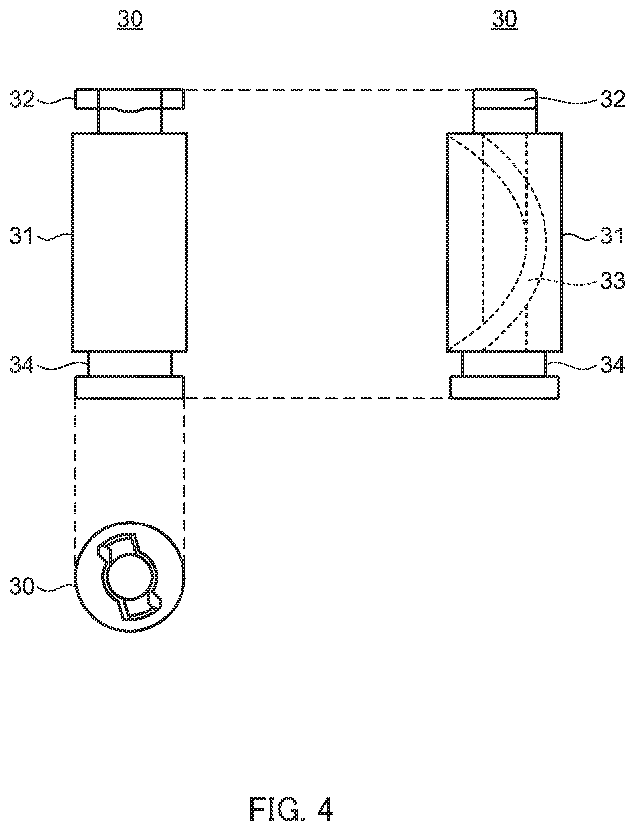 Patent US12104677 Figure 4 – Reciprocal movement device