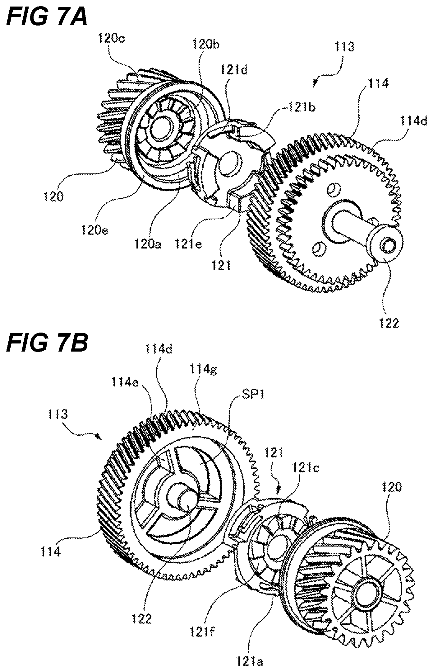 Patent US12104680 Figure 7 – Drive transmission device, fixing device, and image forming apparatus