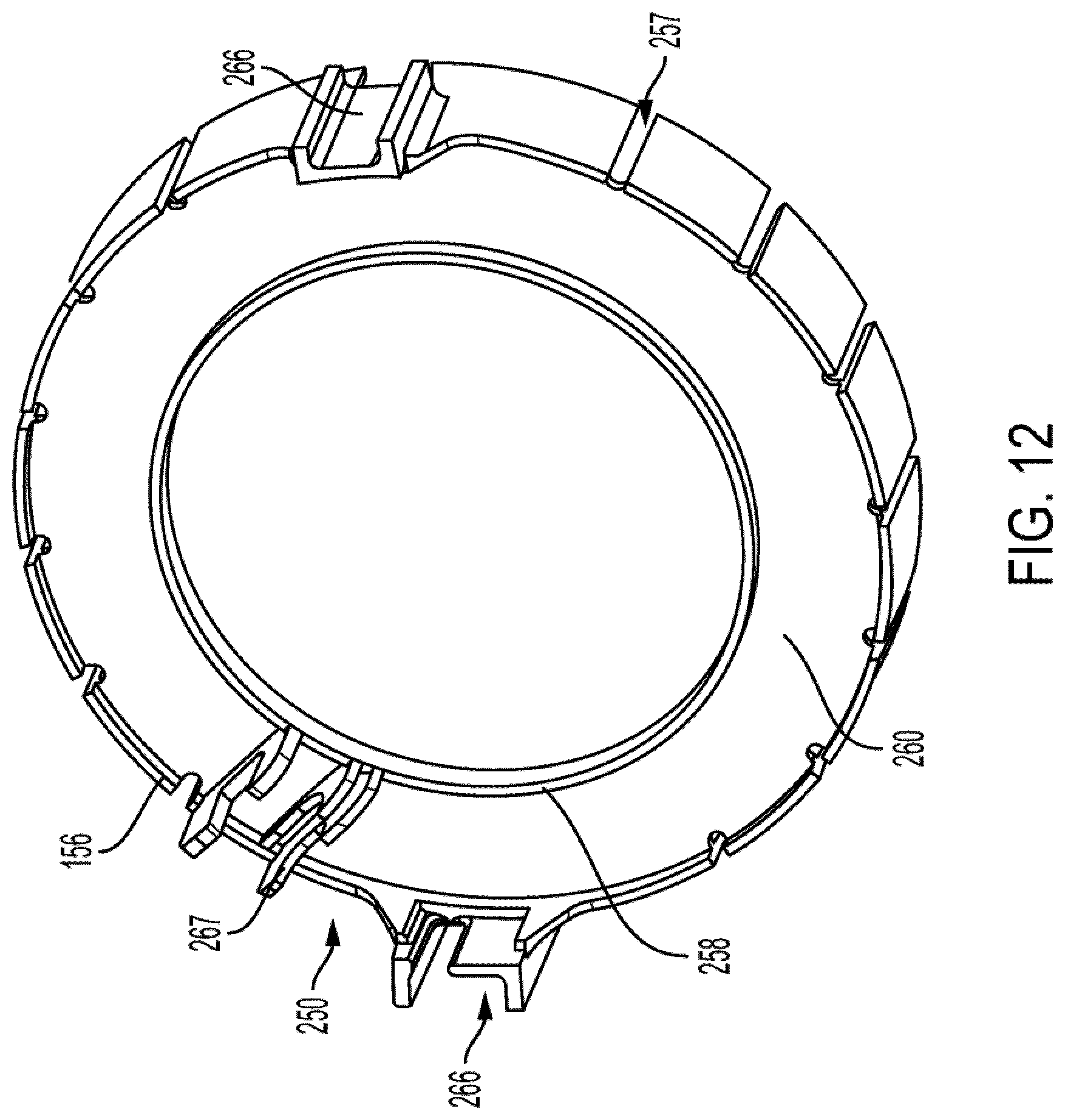 Patent US12104684 Figure 12 – Electronic locking differential assembly with wire guide and cover