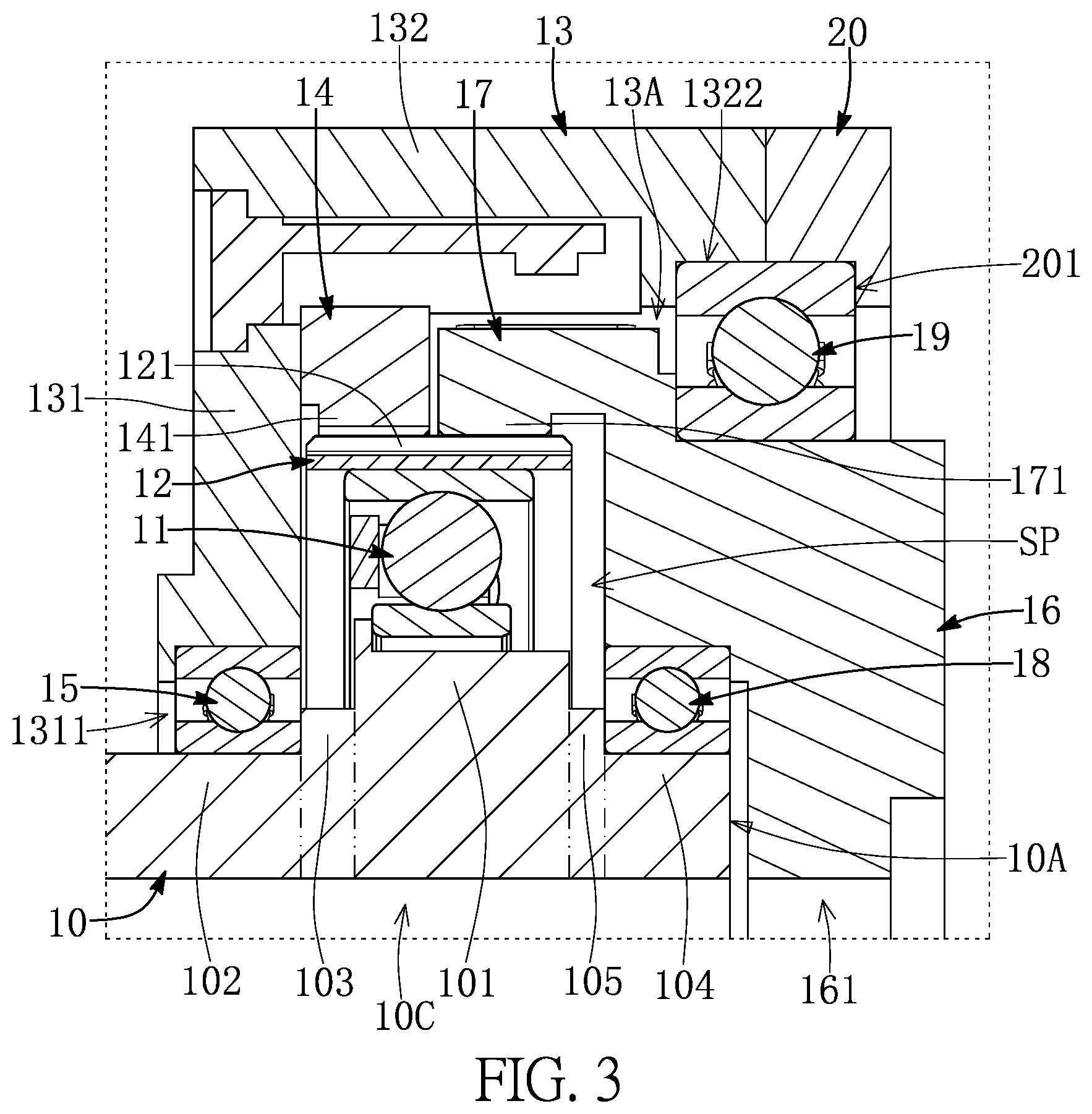 Patent US12104686 Figure 3 – Dynamic power device, automatic mobile vehicle, transfer apparatus, dynamic power supply system, and electric bicycle