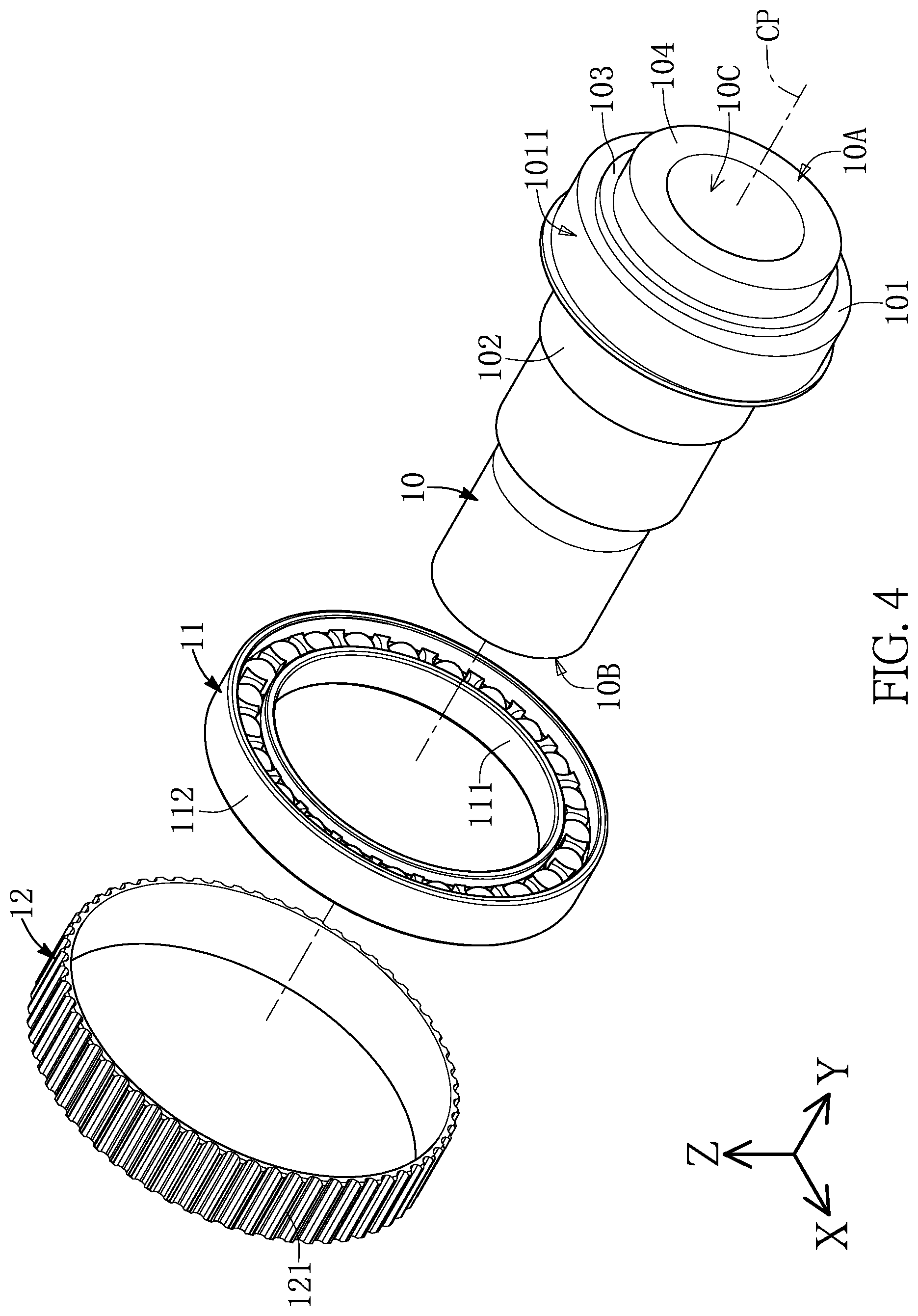 Patent US12104686 Figure 4 – Dynamic power device, automatic mobile vehicle, transfer apparatus, dynamic power supply system, and electric bicycle