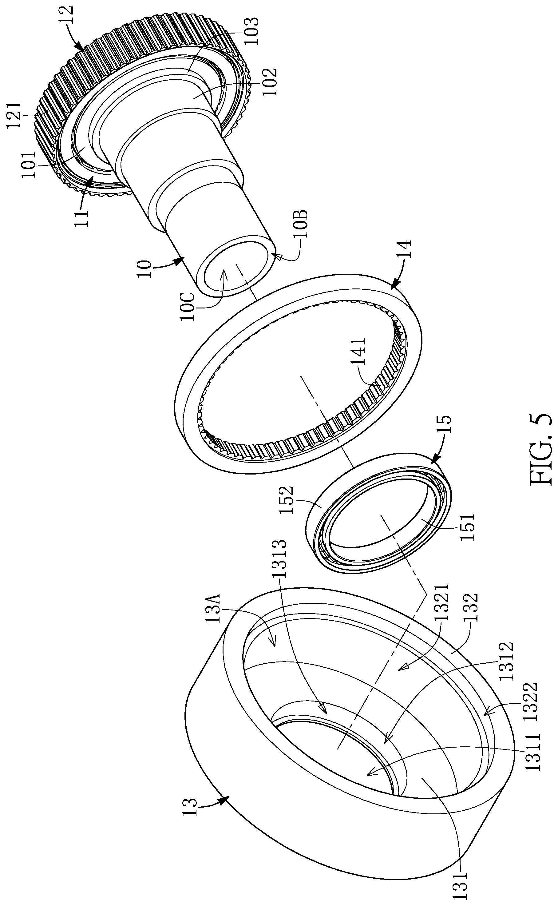 Patent US12104686 Figure 5 – Dynamic power device, automatic mobile vehicle, transfer apparatus, dynamic power supply system, and electric bicycle