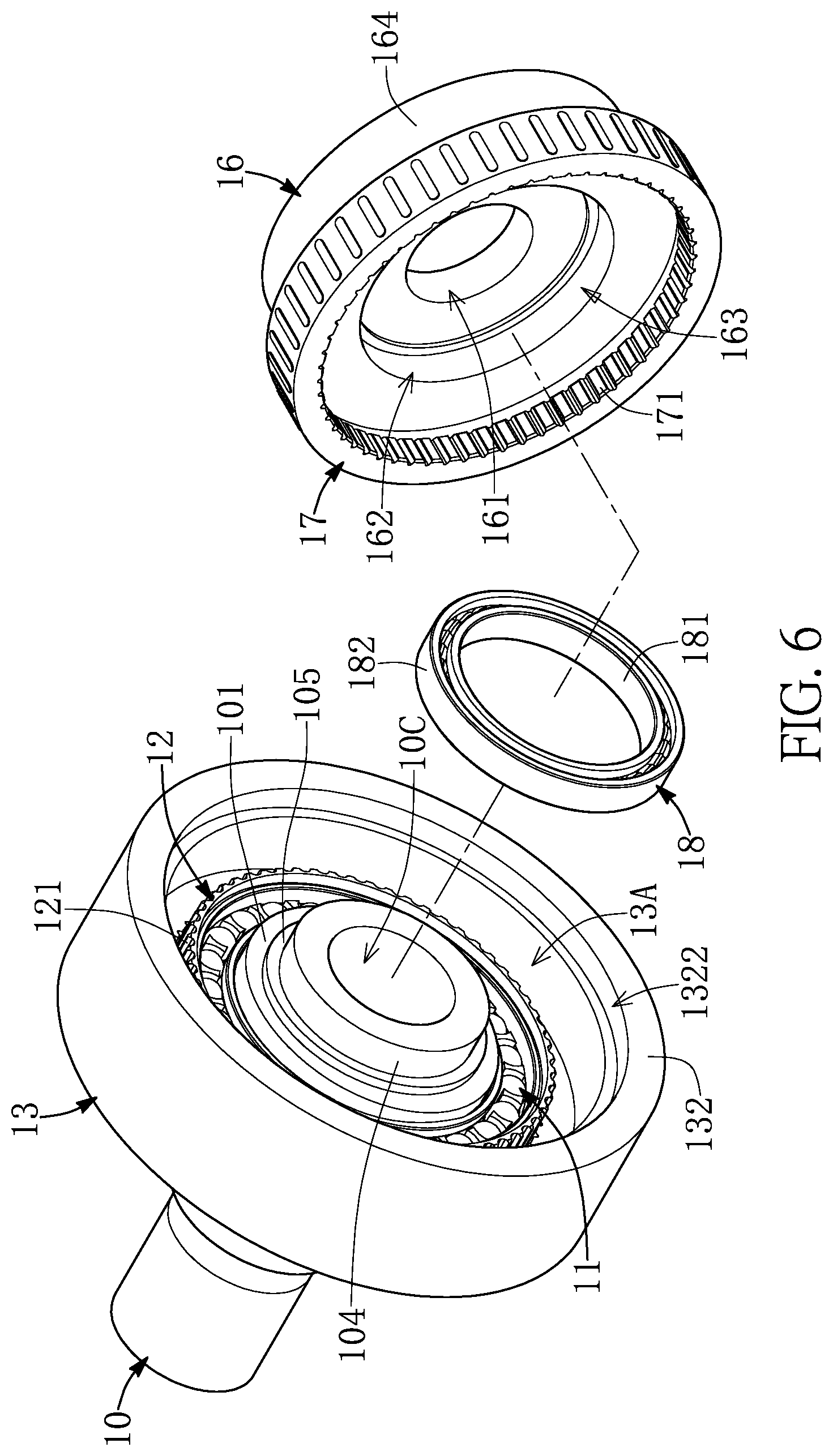 Patent US12104686 Figure 6 – Dynamic power device, automatic mobile vehicle, transfer apparatus, dynamic power supply system, and electric bicycle